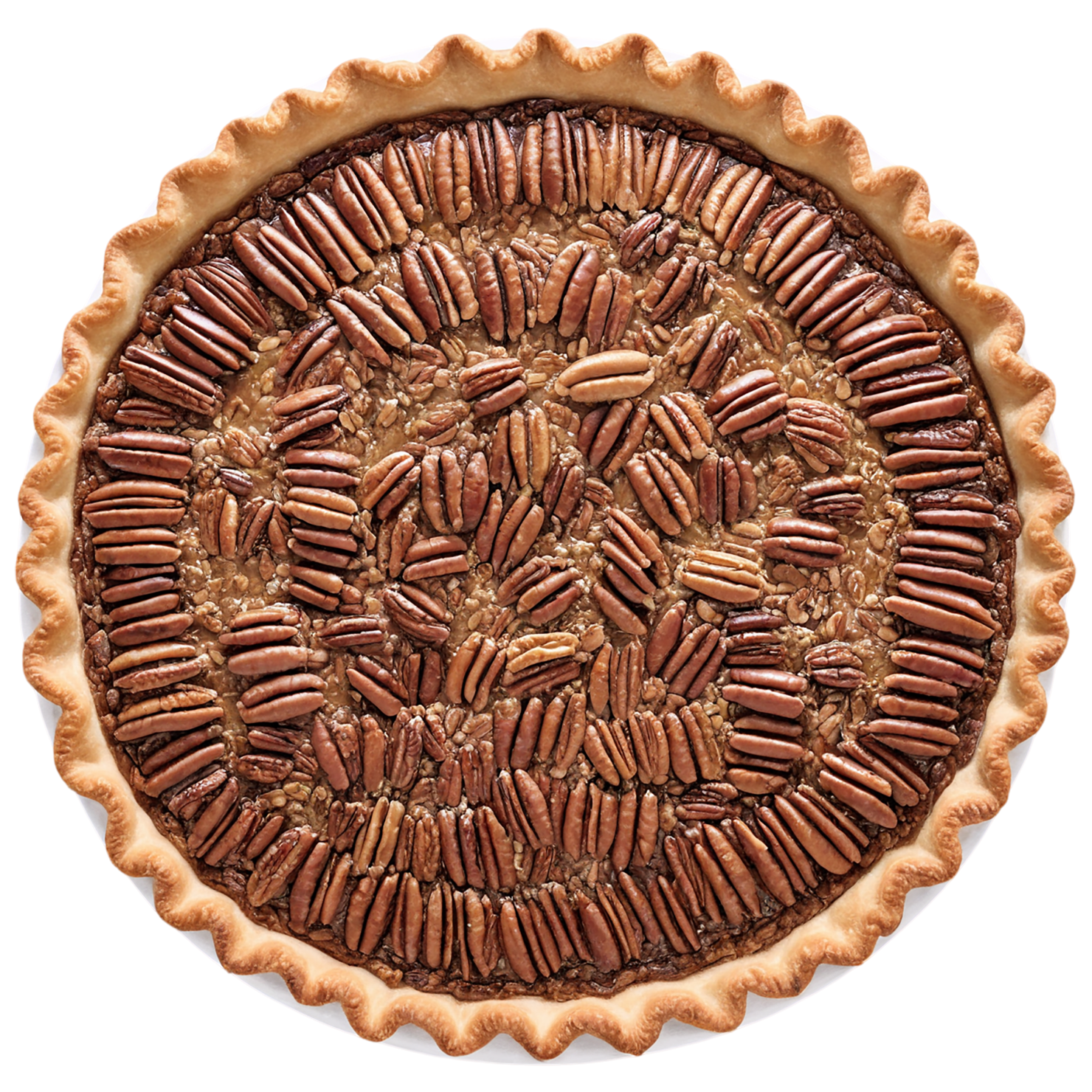 pecan pie desserts isolated on transparent background #5027