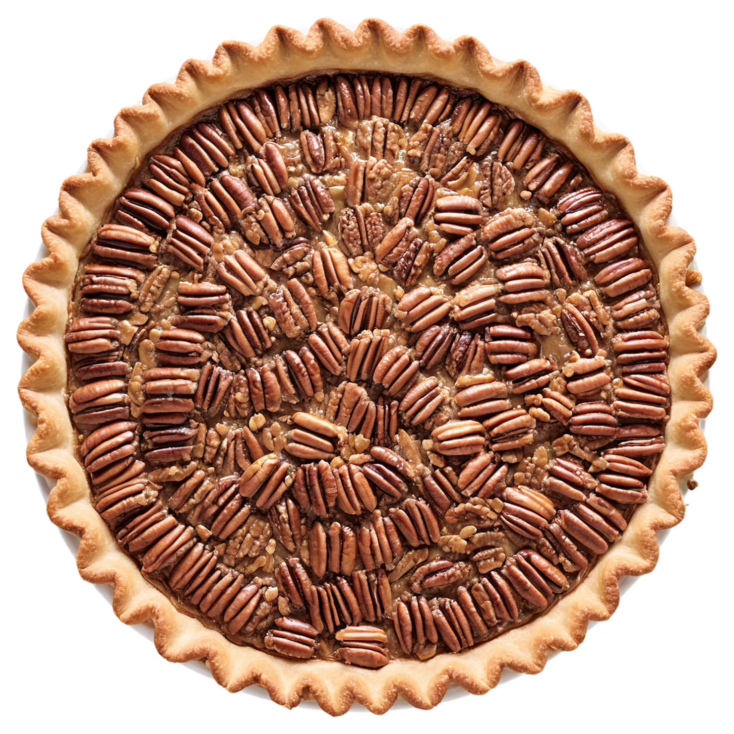 pecan pie desserts isolated on transparent background #5029