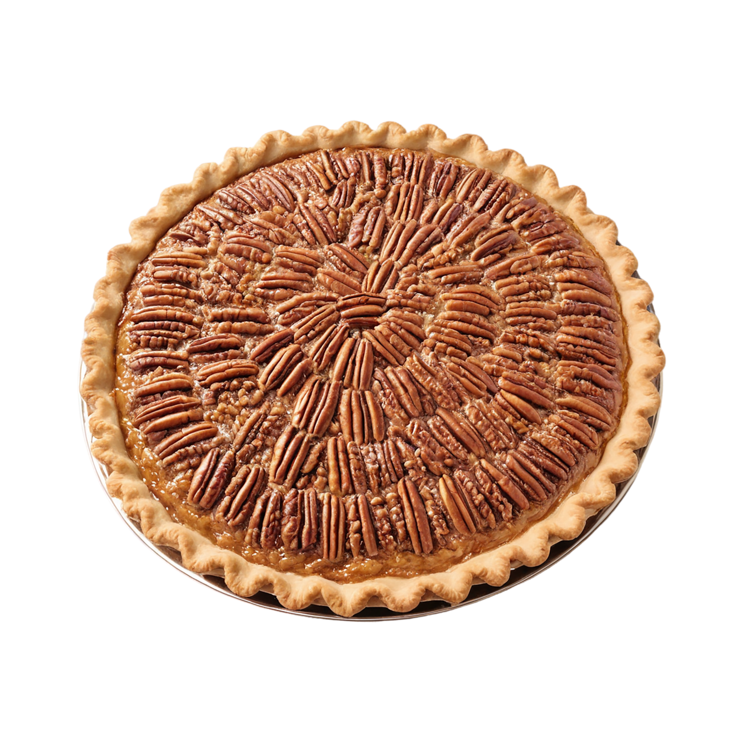 pecan pie desserts isolated on transparent background #5030