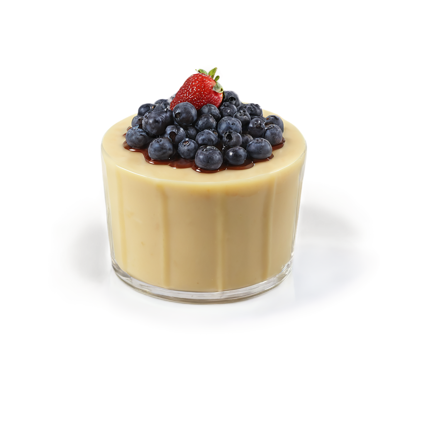 Pudding desserts isolated on transparent background #5037