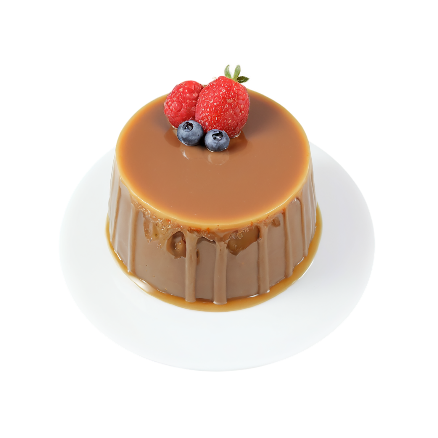 Pudding desserts isolated on transparent background #5048