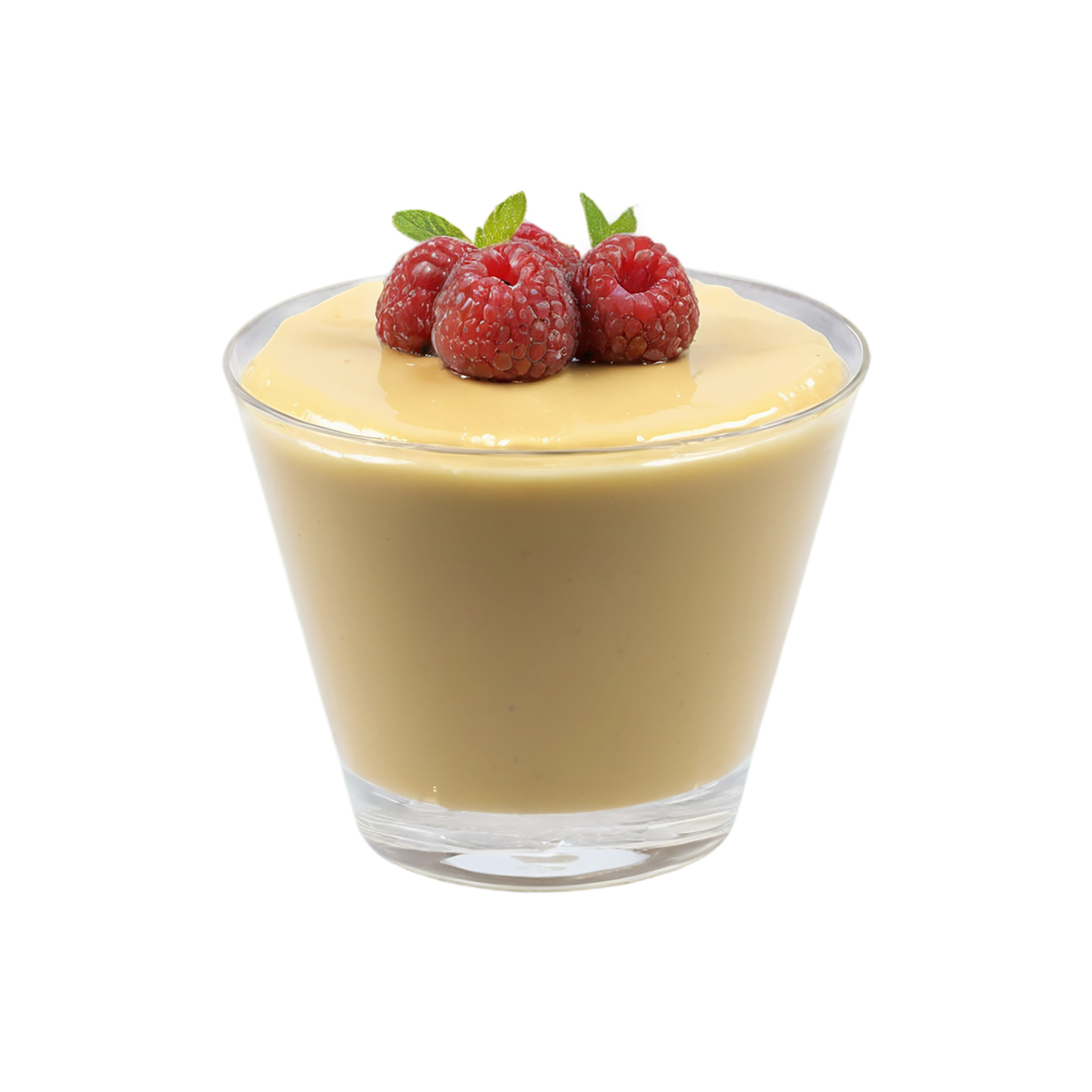 Pudding desserts isolated on transparent background #5049