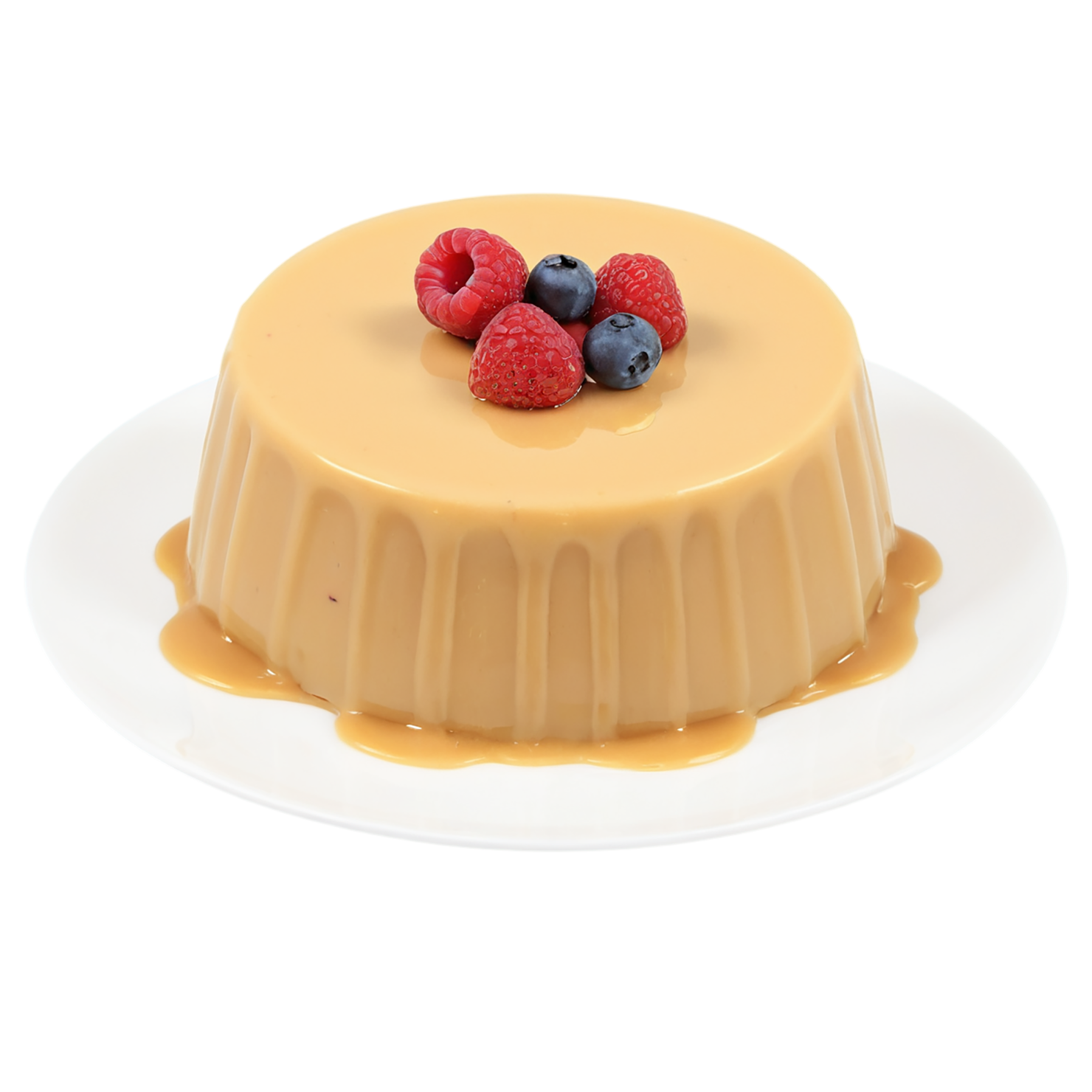 Pudding desserts isolated on transparent background #5053