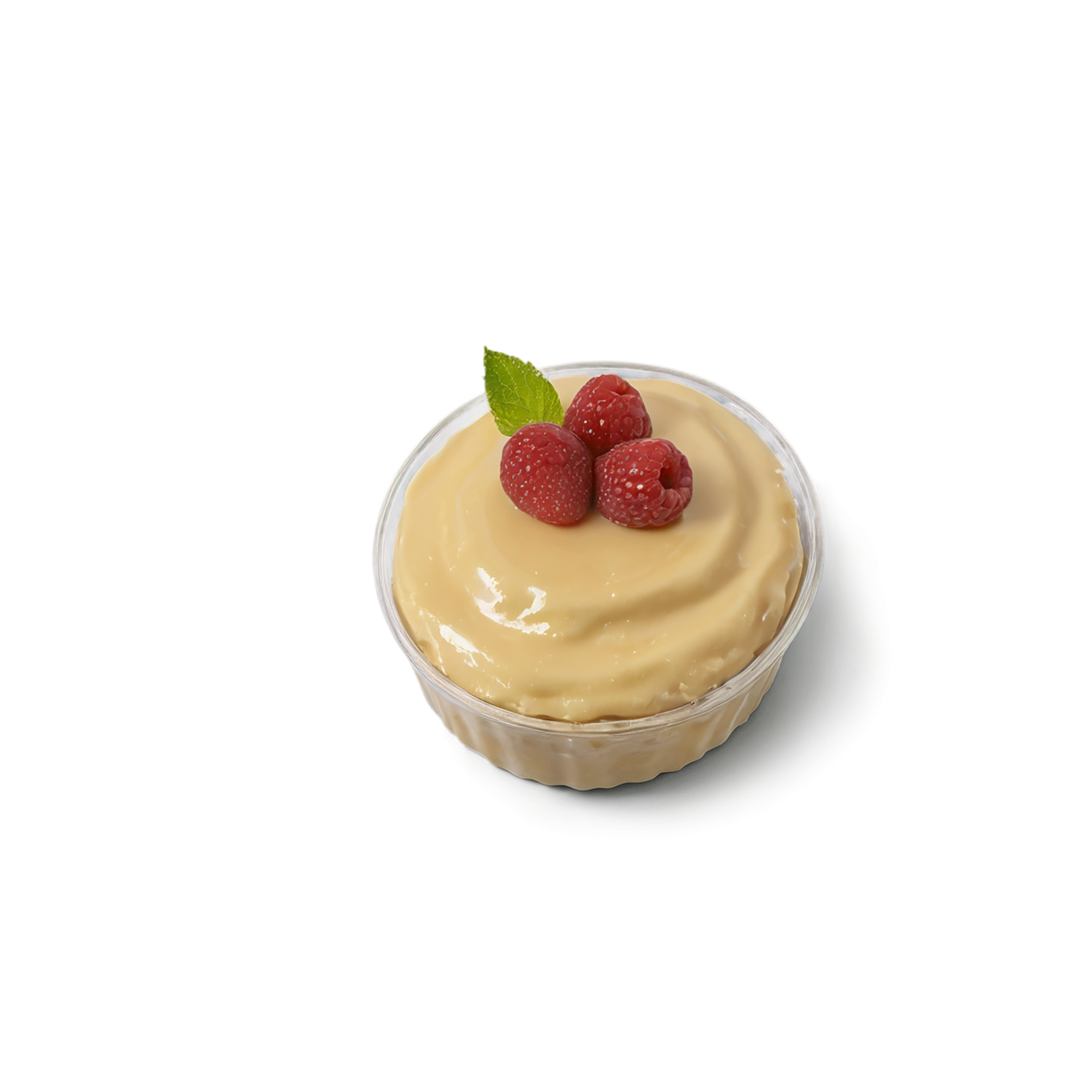 Pudding desserts isolated on transparent background #5054