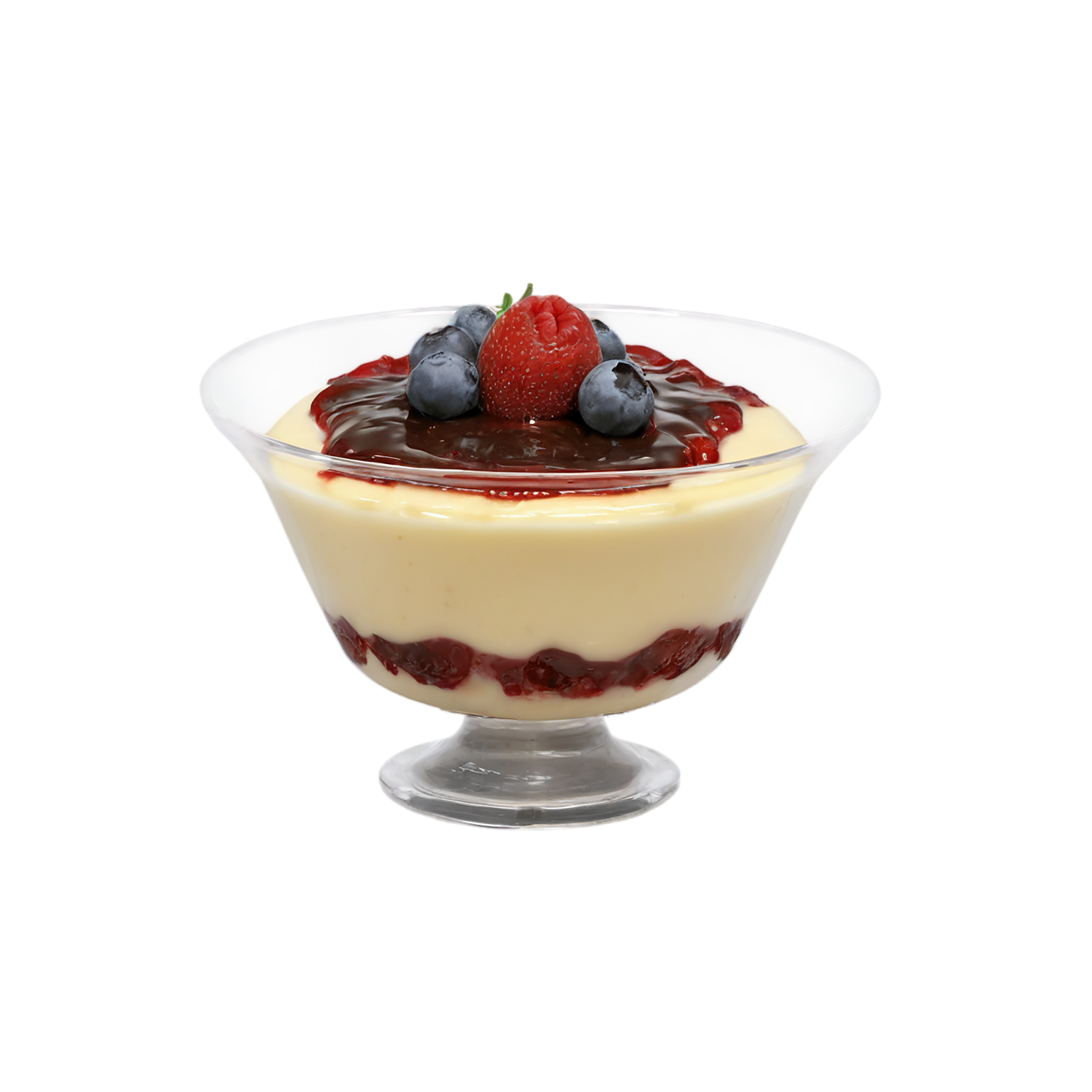 Pudding desserts isolated on transparent background #5057