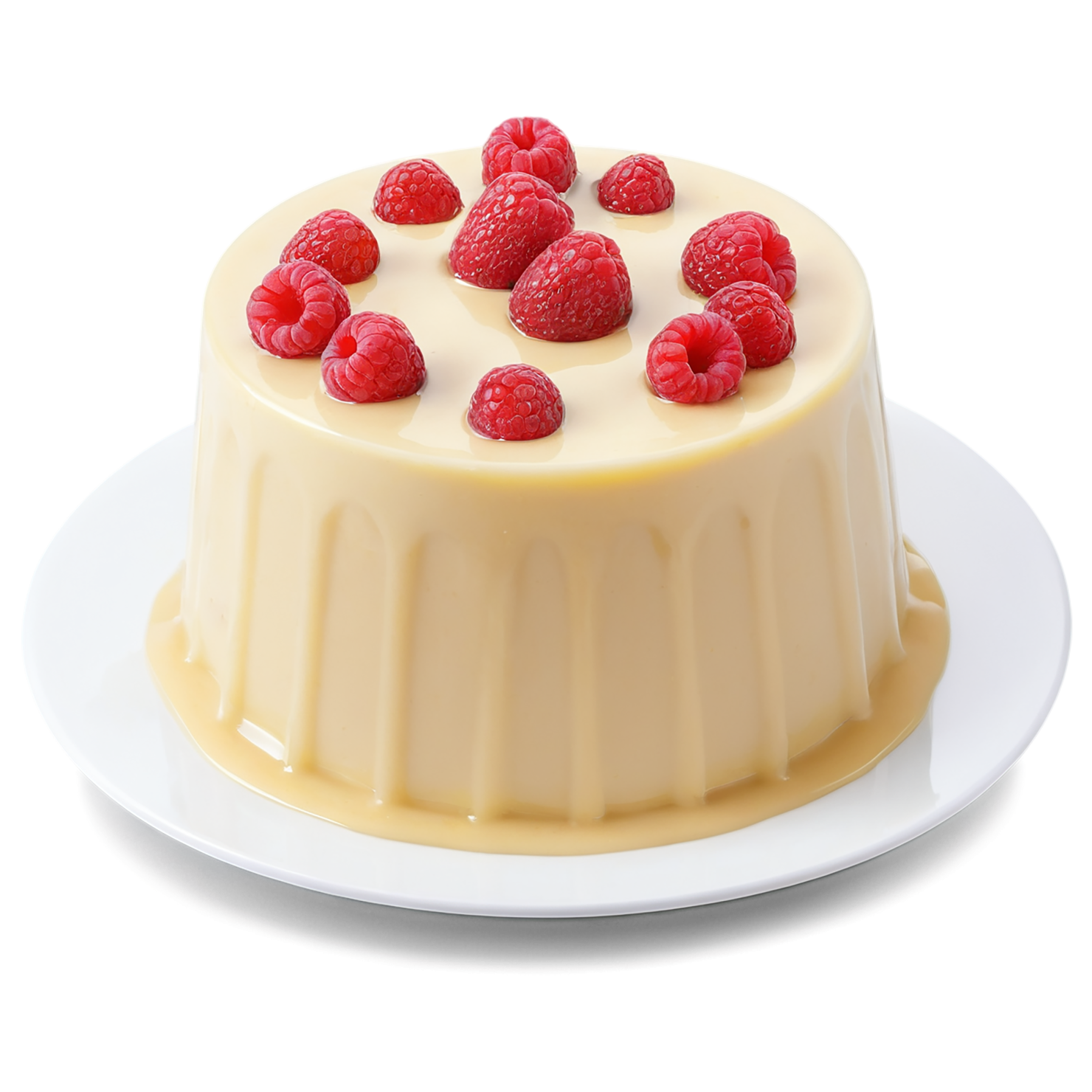 Pudding desserts isolated on transparent background #5058