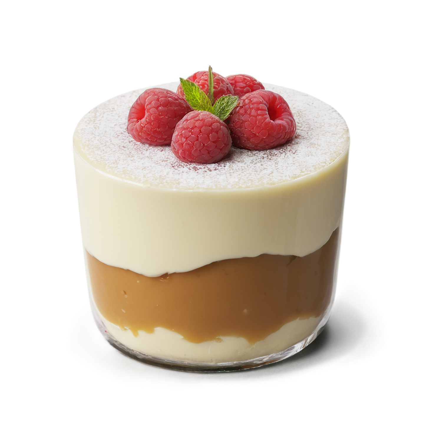 Pudding desserts isolated on transparent background #5059