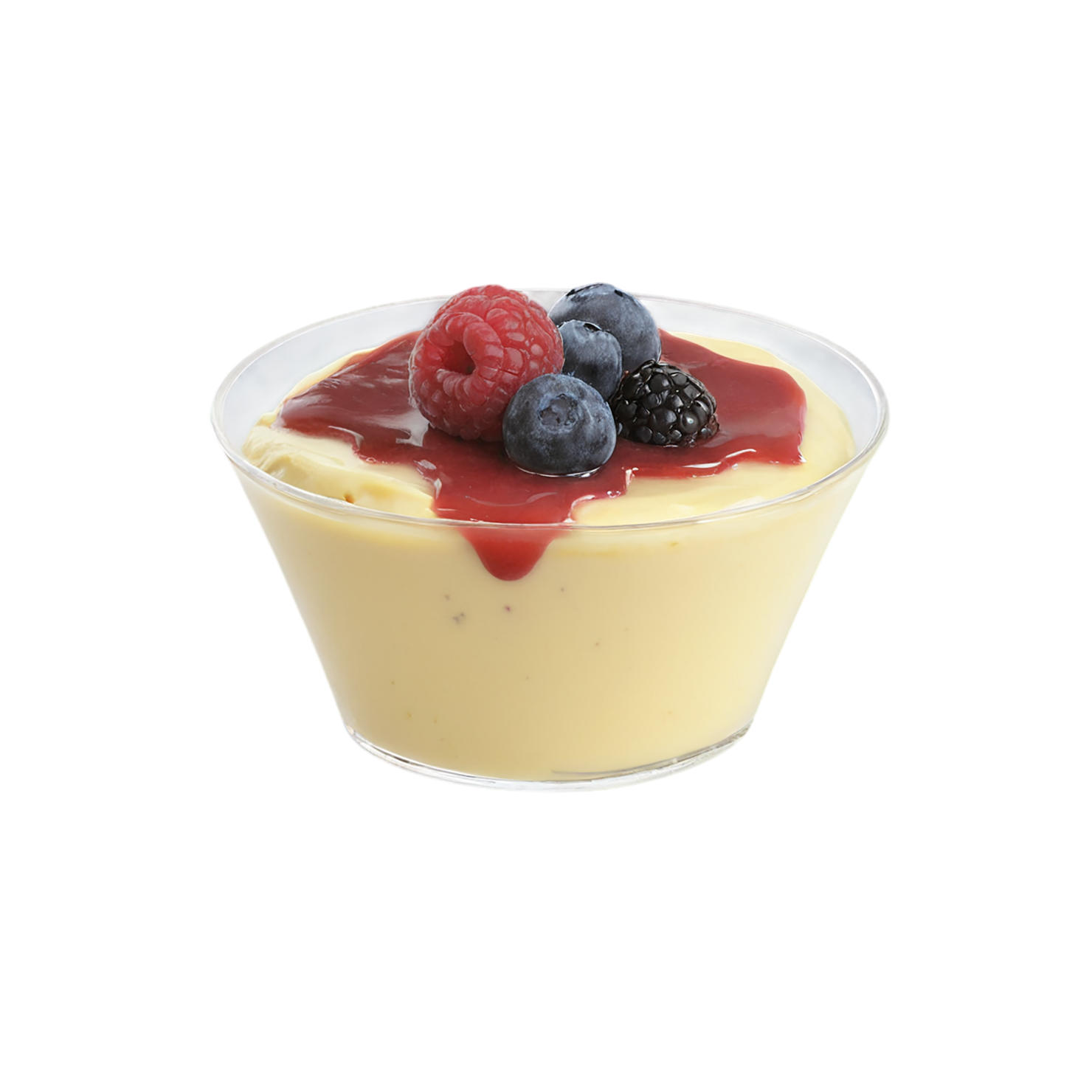 Pudding desserts isolated on transparent background #5060