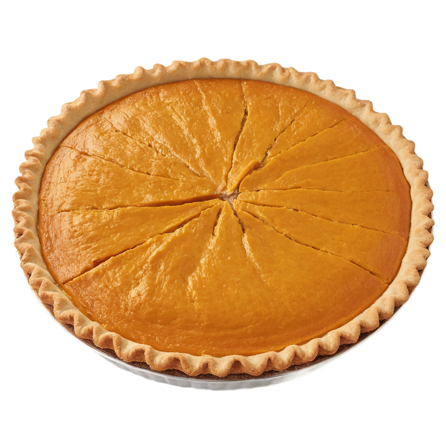 pumpkin pie desserts isolated on transparent background #5063