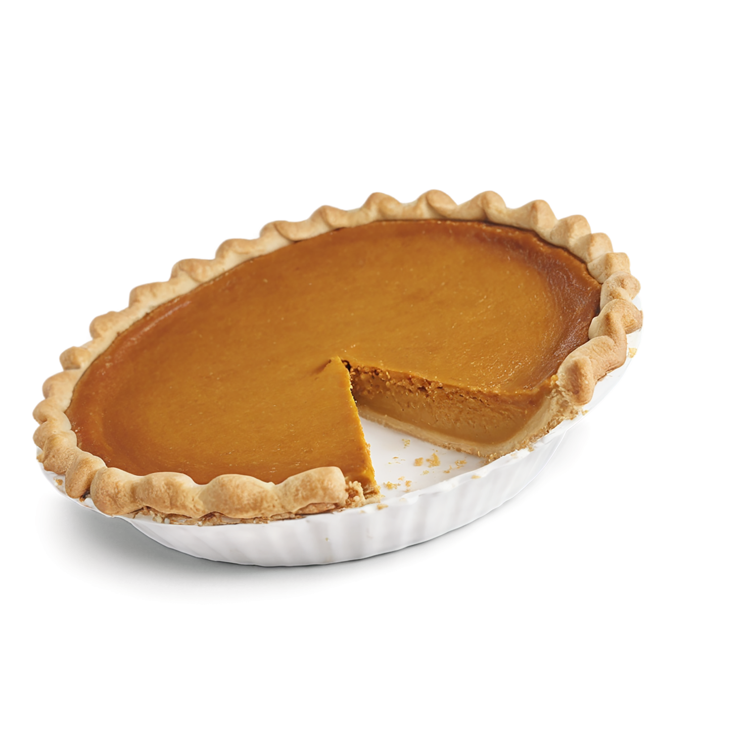 pumpkin pie desserts isolated on transparent background #5068