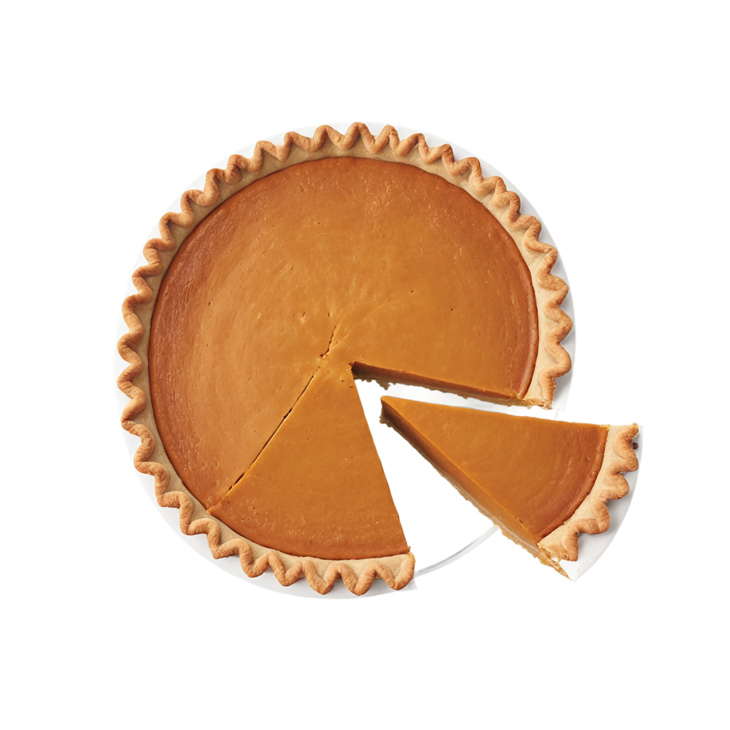 pumpkin pie desserts isolated on transparent background #5073
