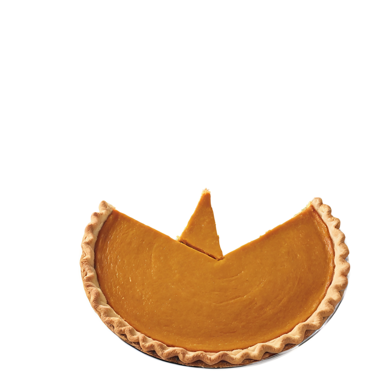 pumpkin pie desserts isolated on transparent background #5077