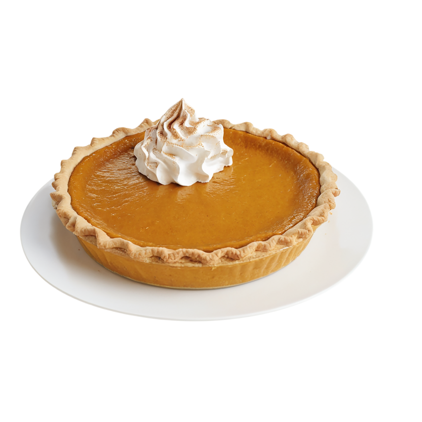 pumpkin pie desserts isolated on transparent background #5080