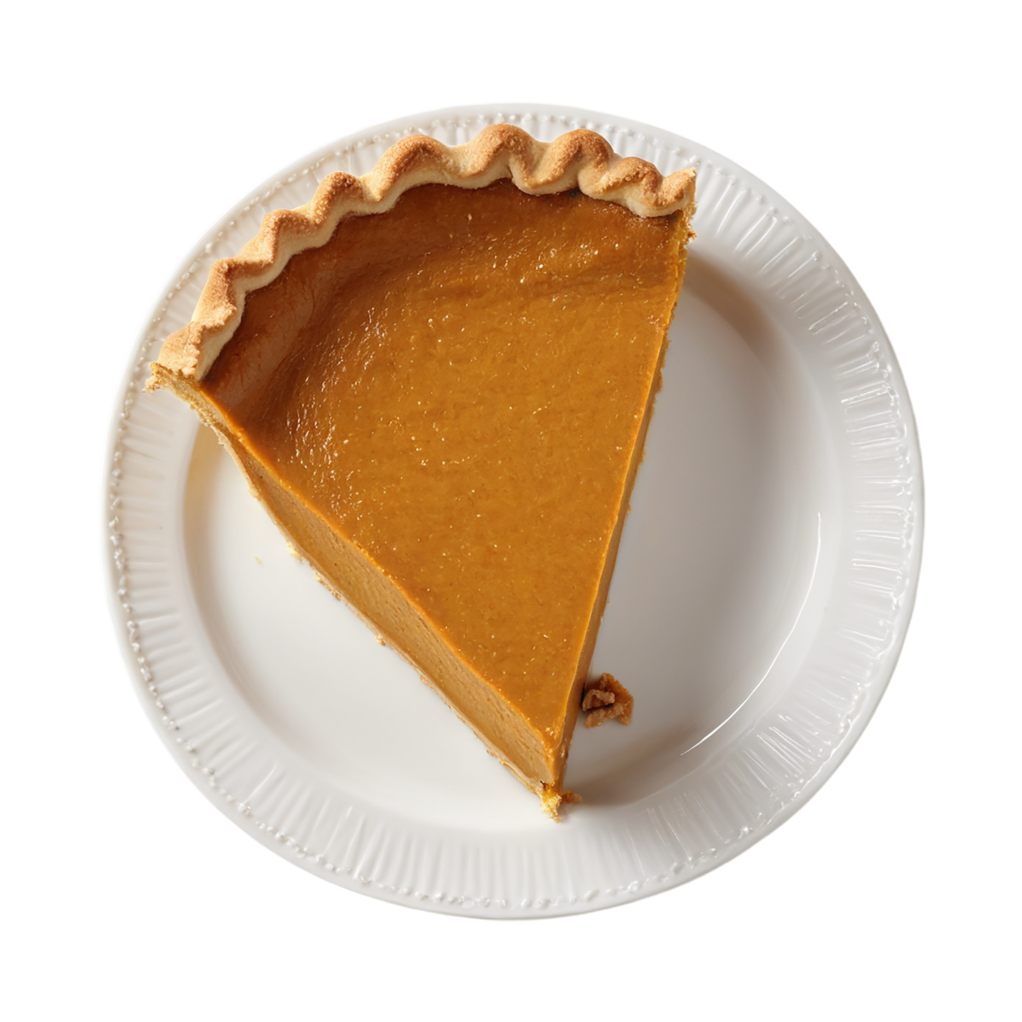 pumpkin pie desserts isolated on transparent background #5087