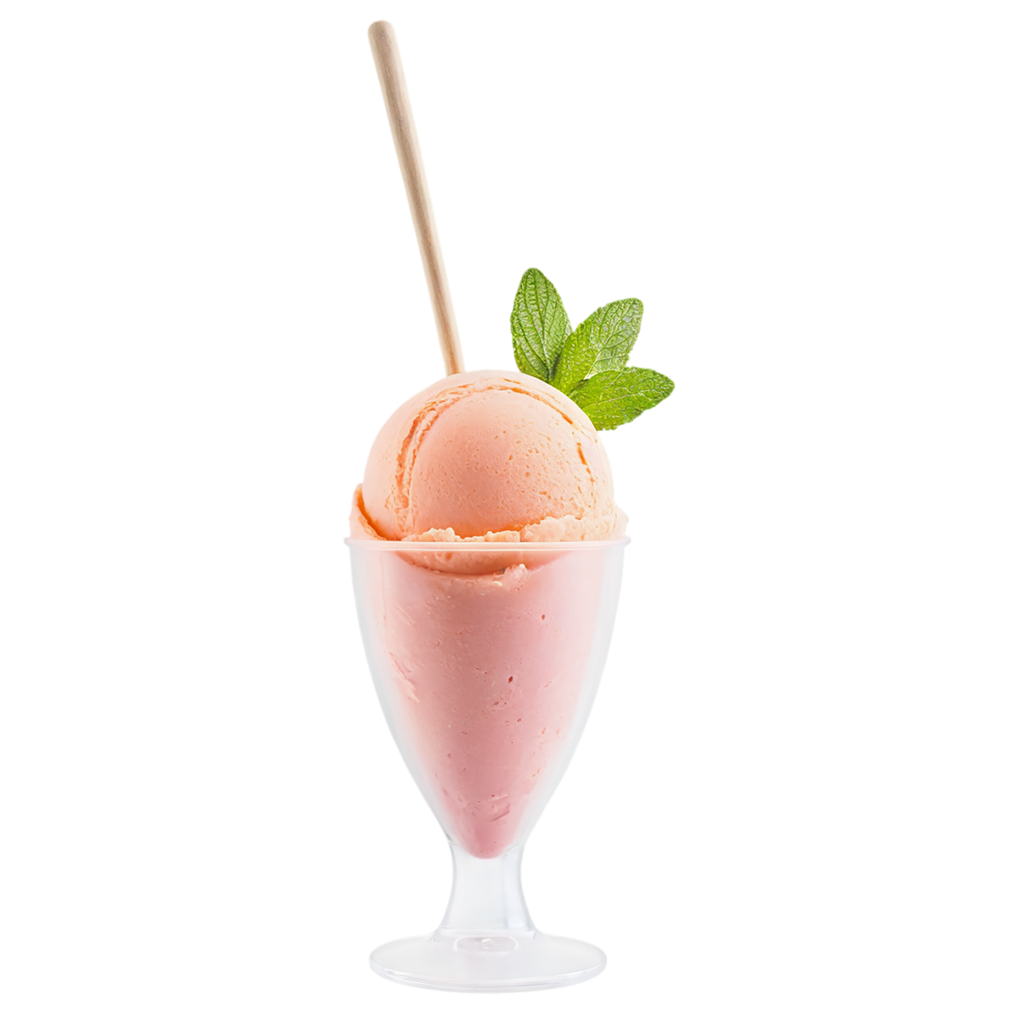 Sorbet desserts isolated on transparent background #5120