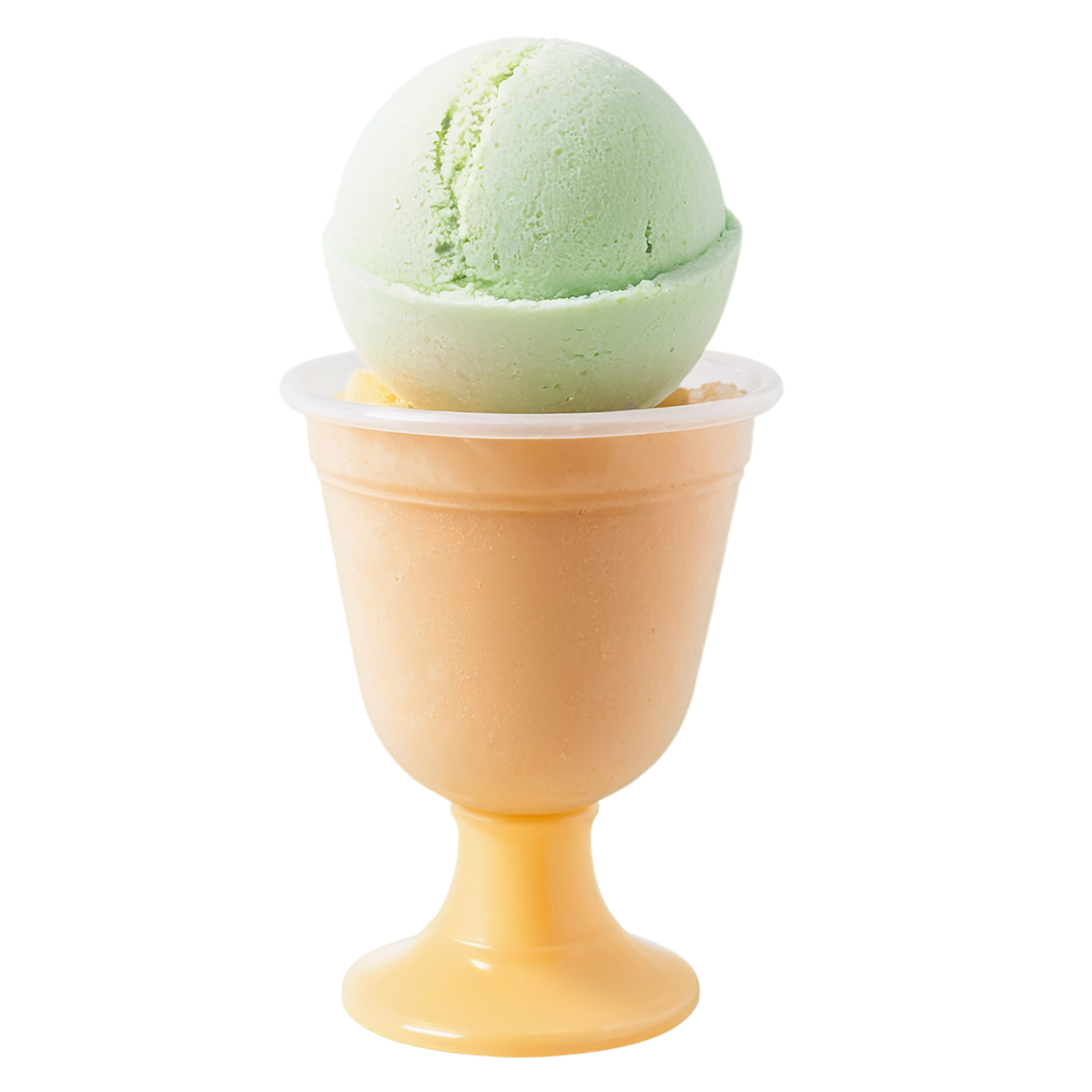 Sorbet desserts isolated on transparent background #5121