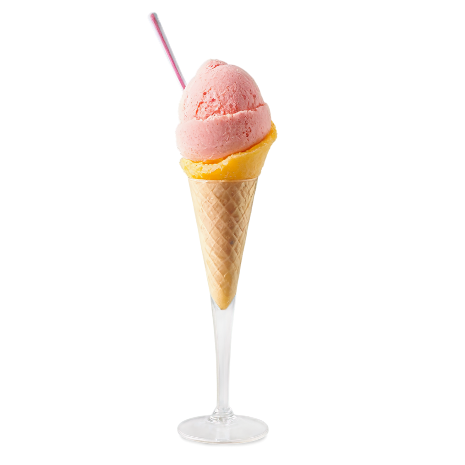 Sorbet desserts isolated on transparent background #5123