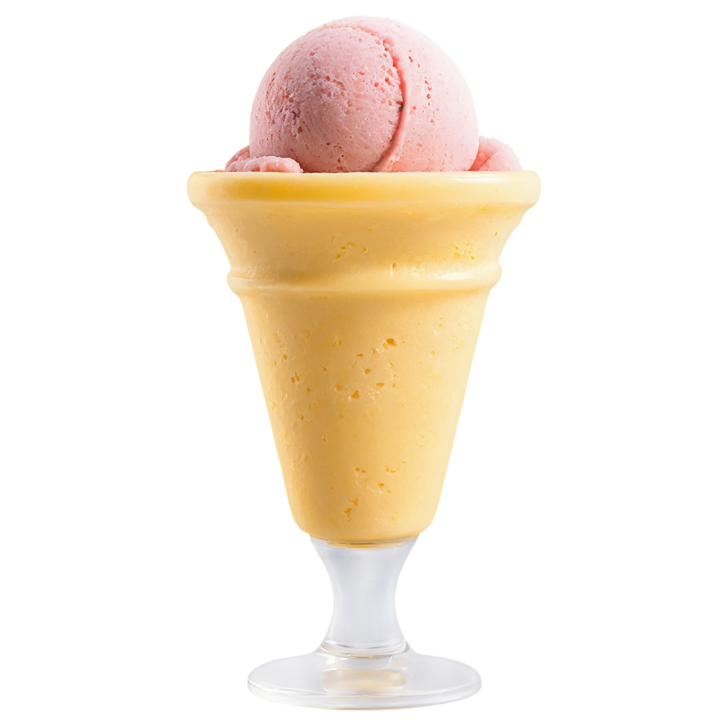 Sorbet desserts isolated on transparent background #5126