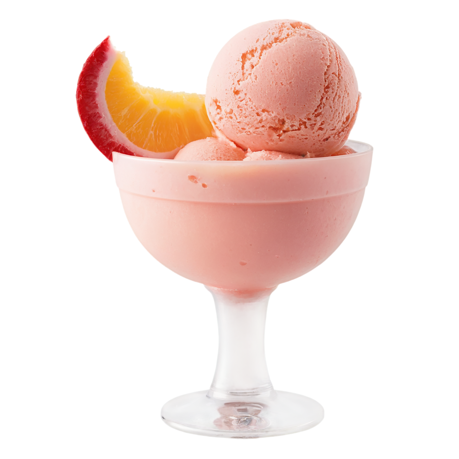 Sorbet desserts isolated on transparent background #5130