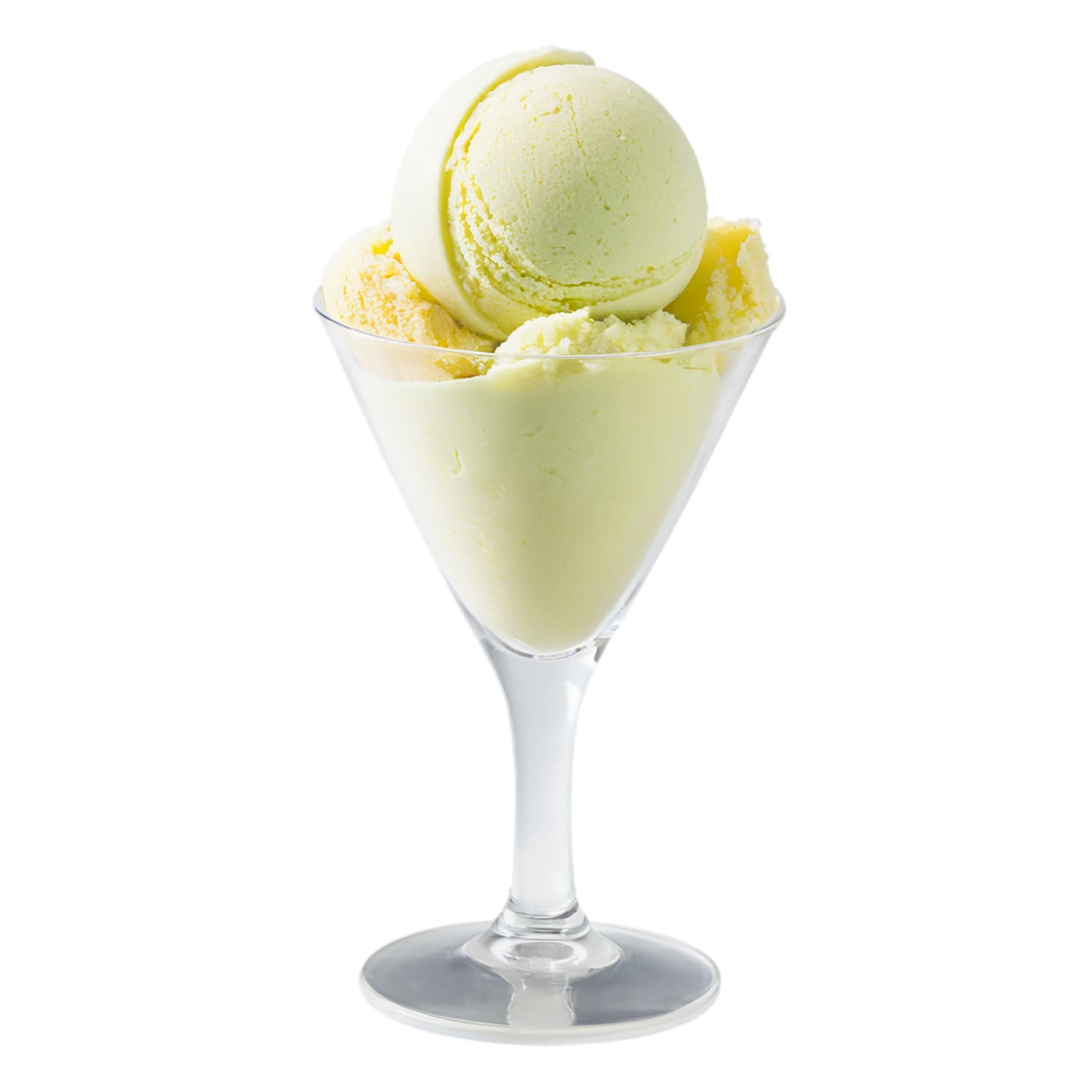 Sorbet desserts isolated on transparent background #5134