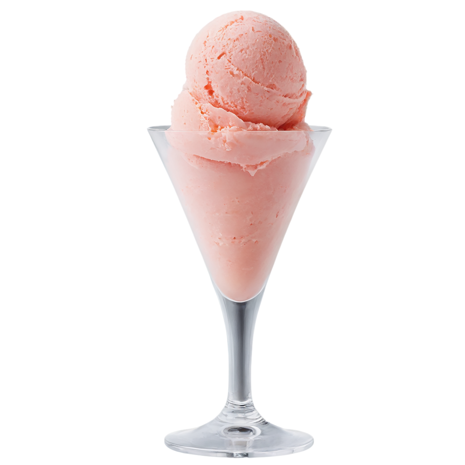 Sorbet desserts isolated on transparent background #5136