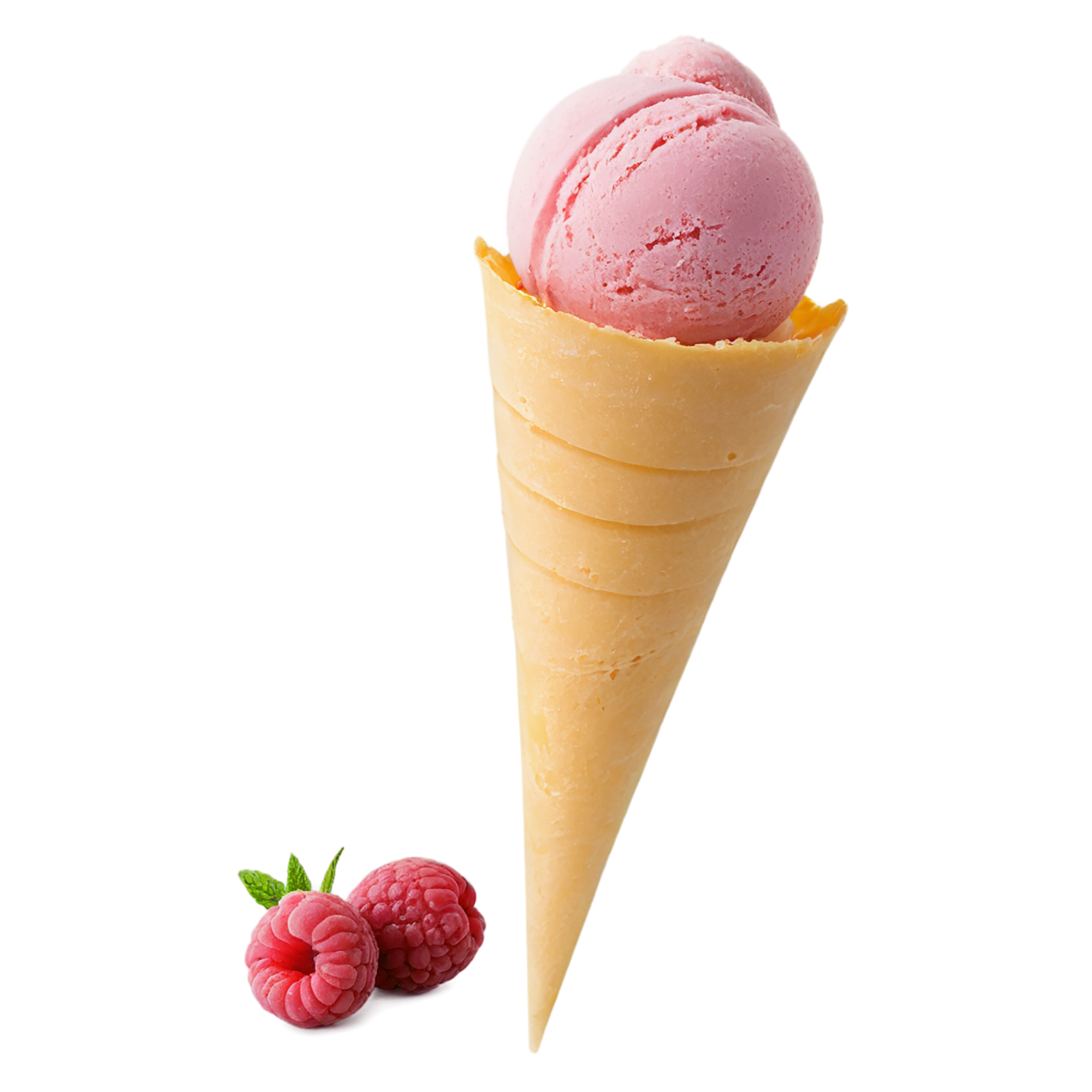 Sorbet desserts isolated on transparent background #5137