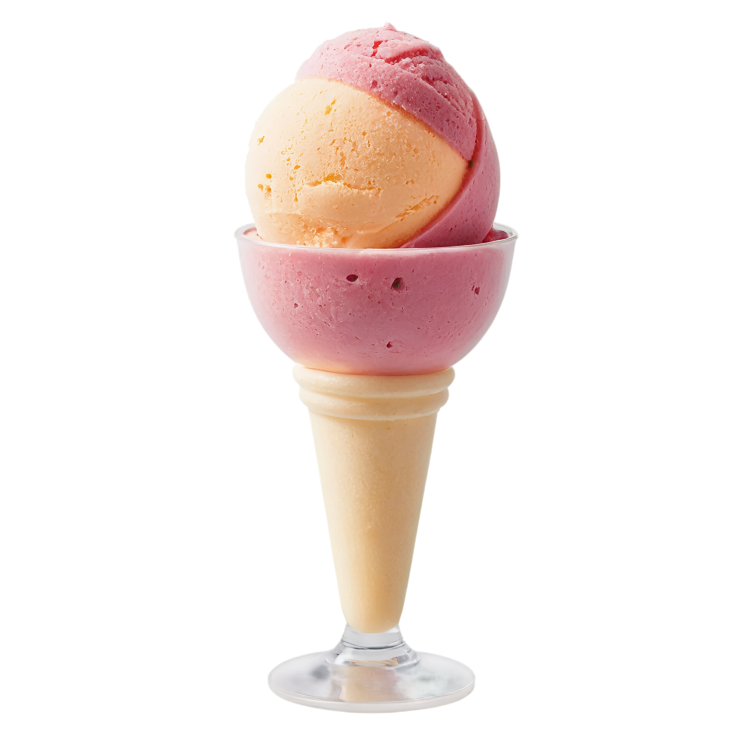 Sorbet desserts isolated on transparent background #5143