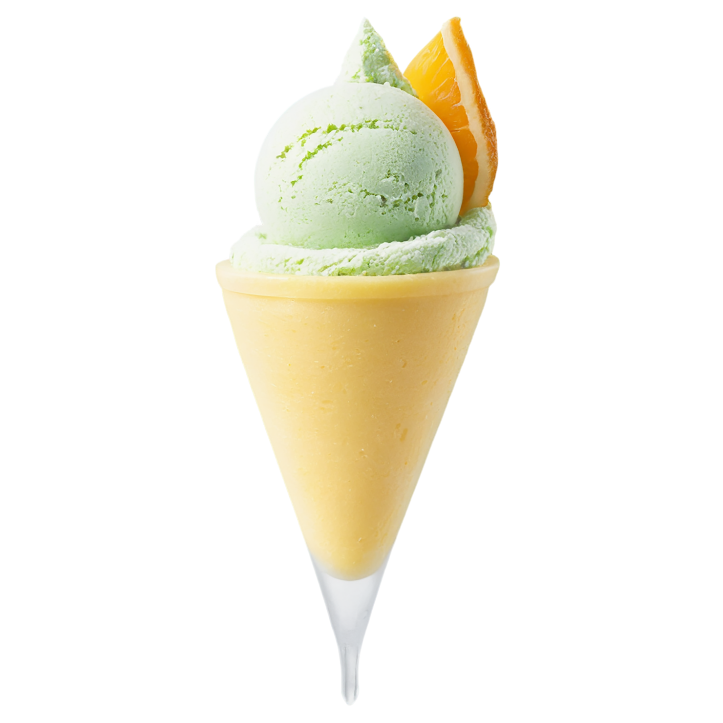 Sorbet desserts isolated on transparent background #5144