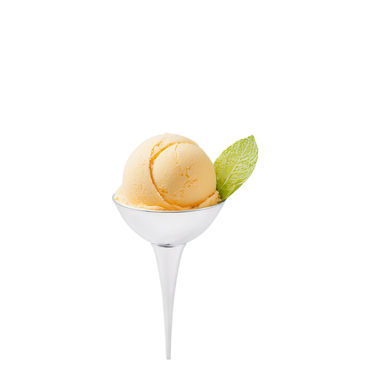 Sorbet desserts isolated on transparent background #5145