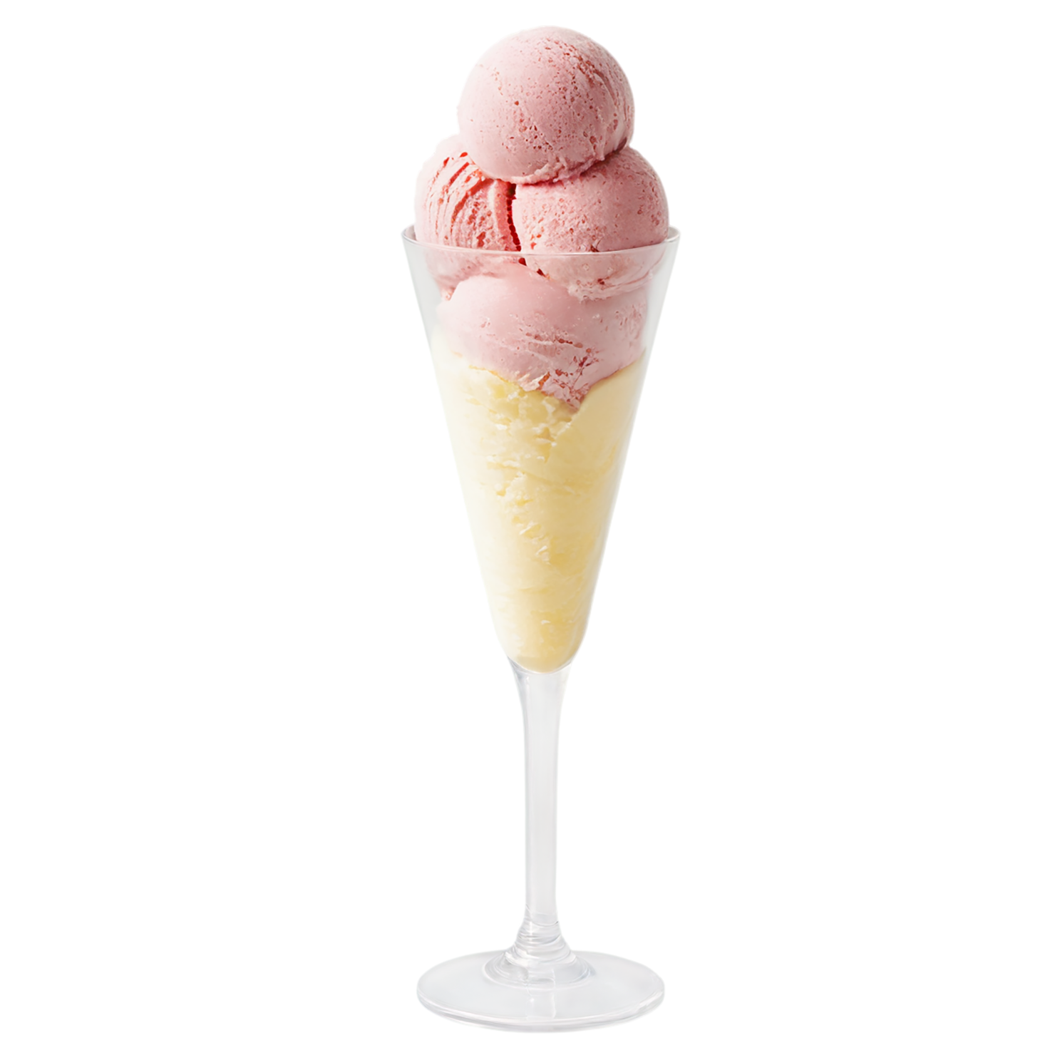 Sorbet desserts isolated on transparent background #5146