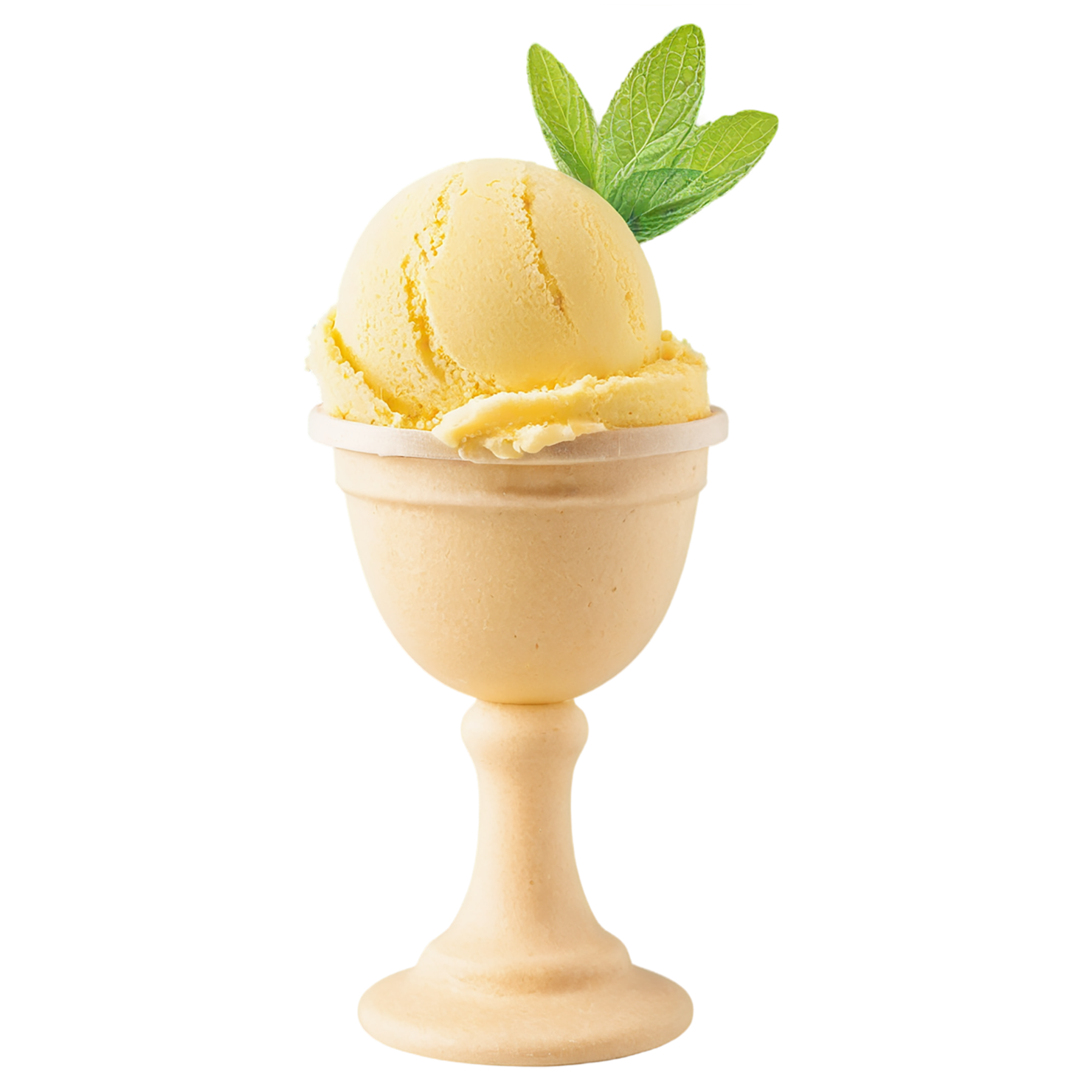 Sorbet desserts isolated on transparent background #5147