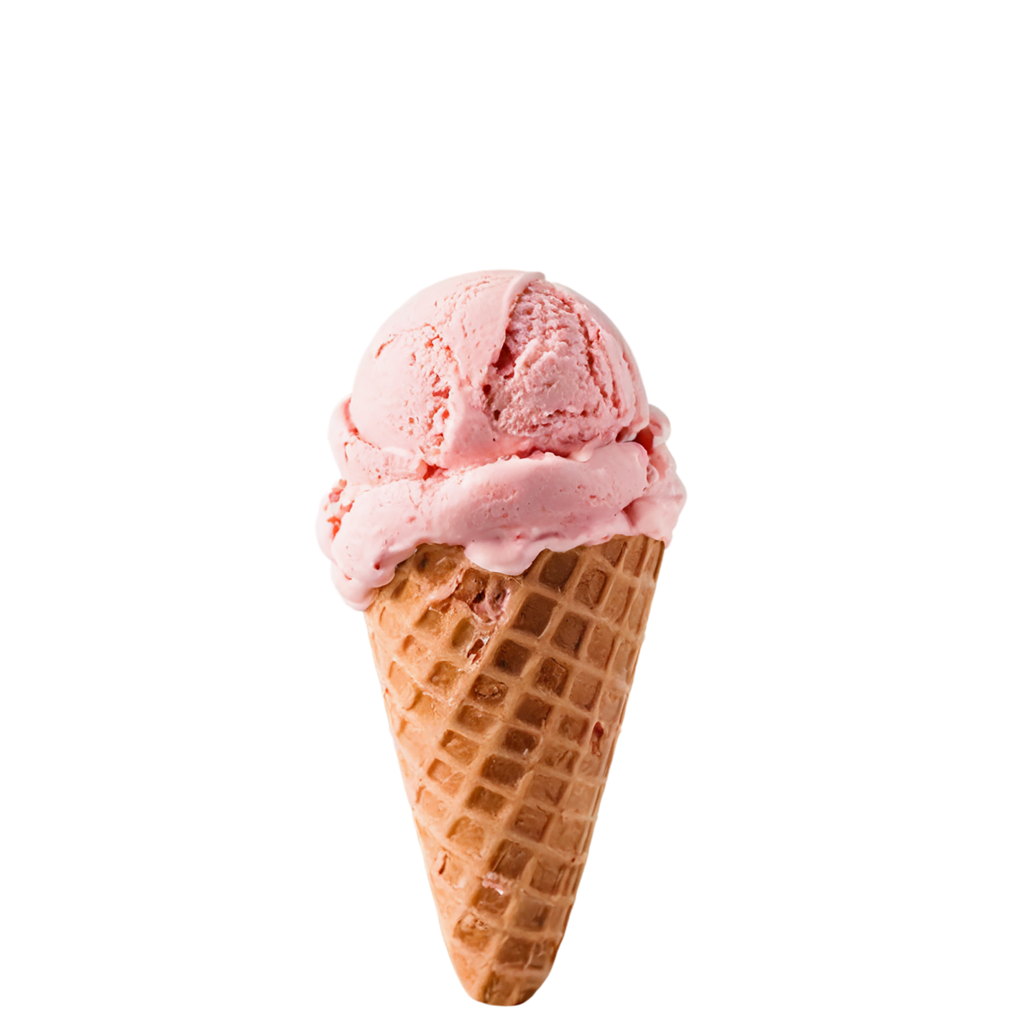strawberry ice cream desserts isolated on transparent background #5159