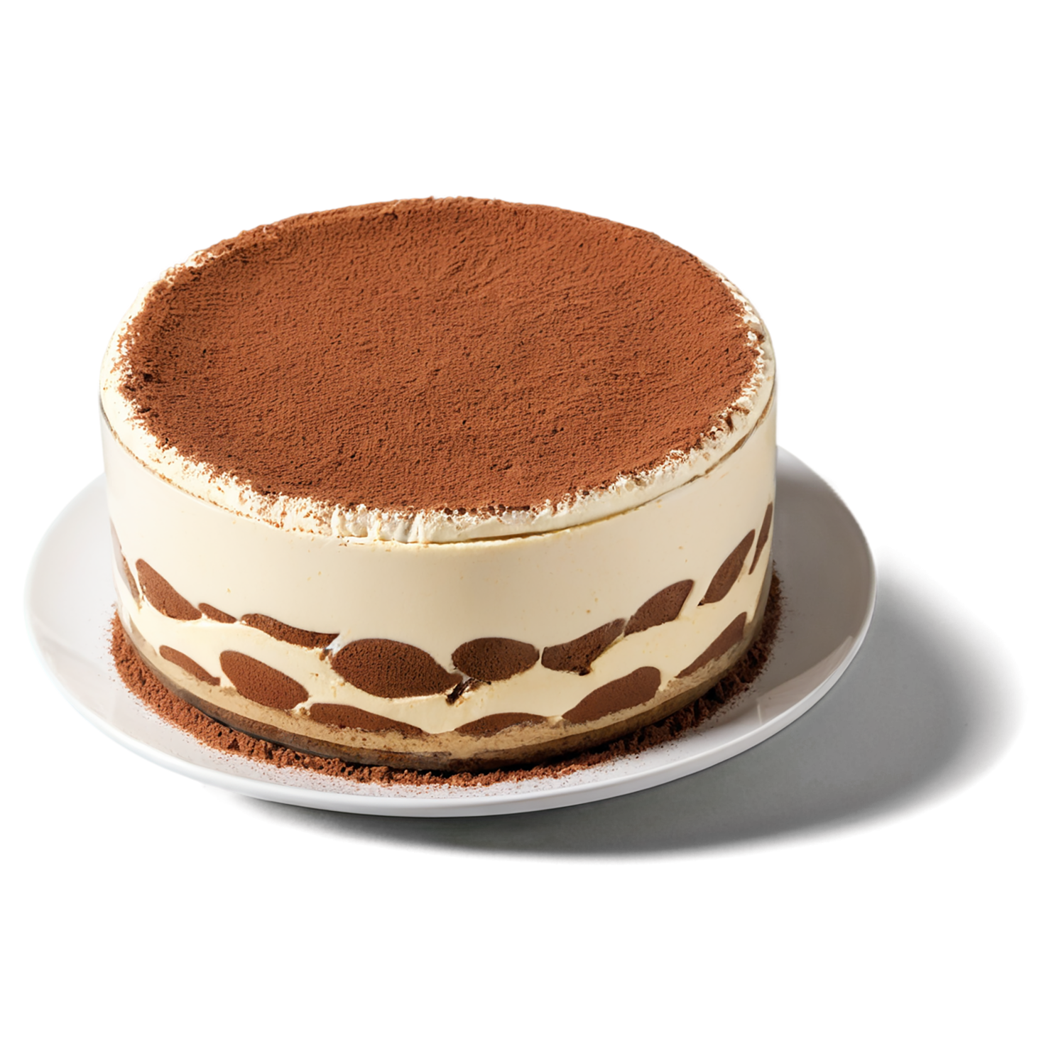 Tiramisu desserts isolated on transparent background #5212