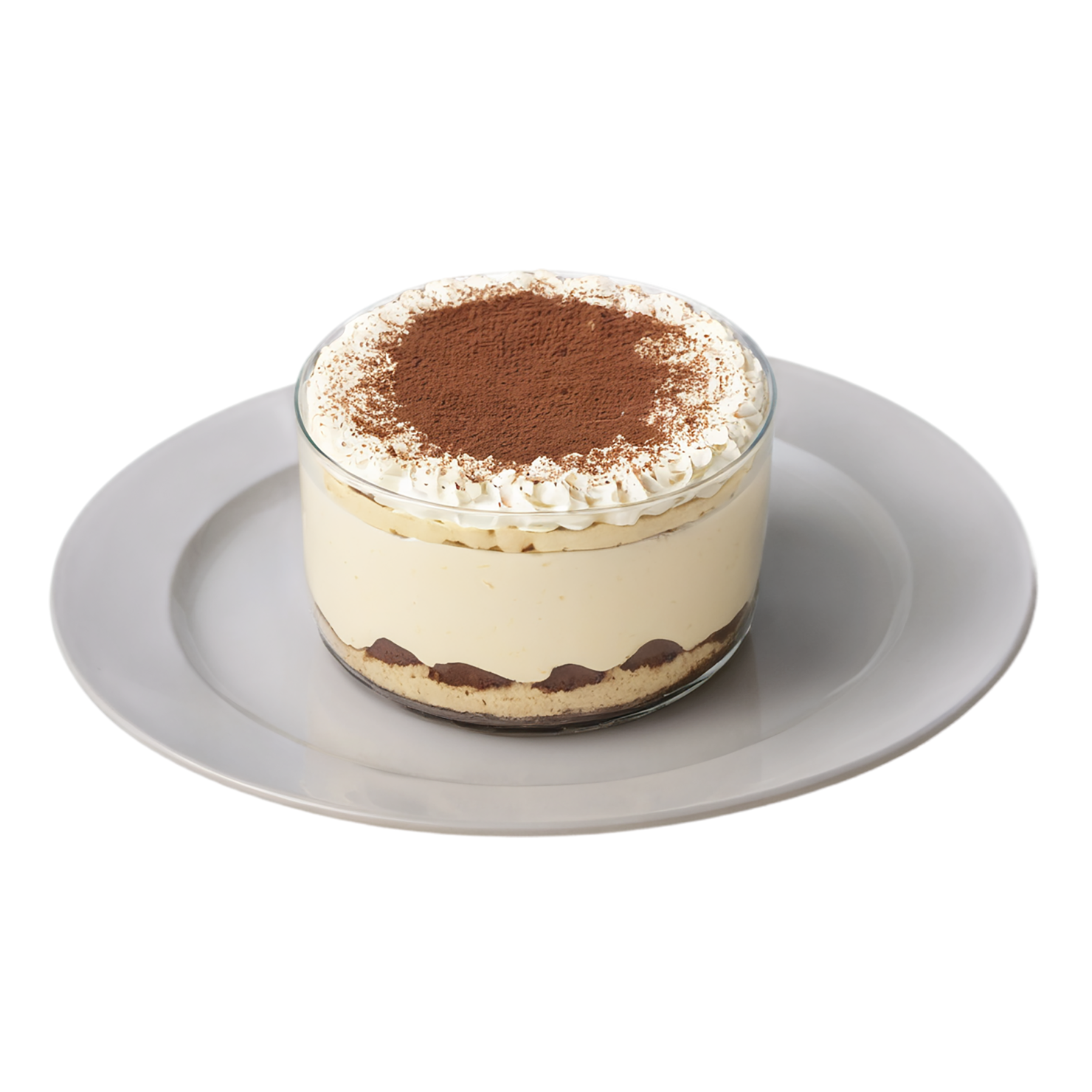 Tiramisu desserts isolated on transparent background #5214