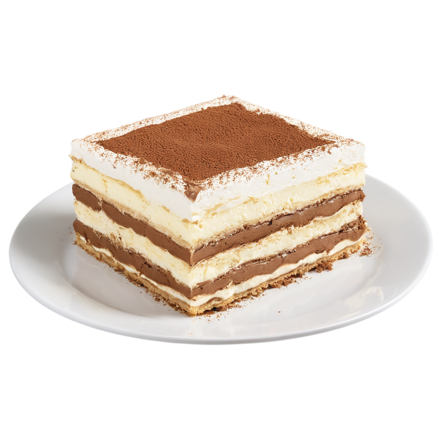 Tiramisu desserts isolated on transparent background #5215