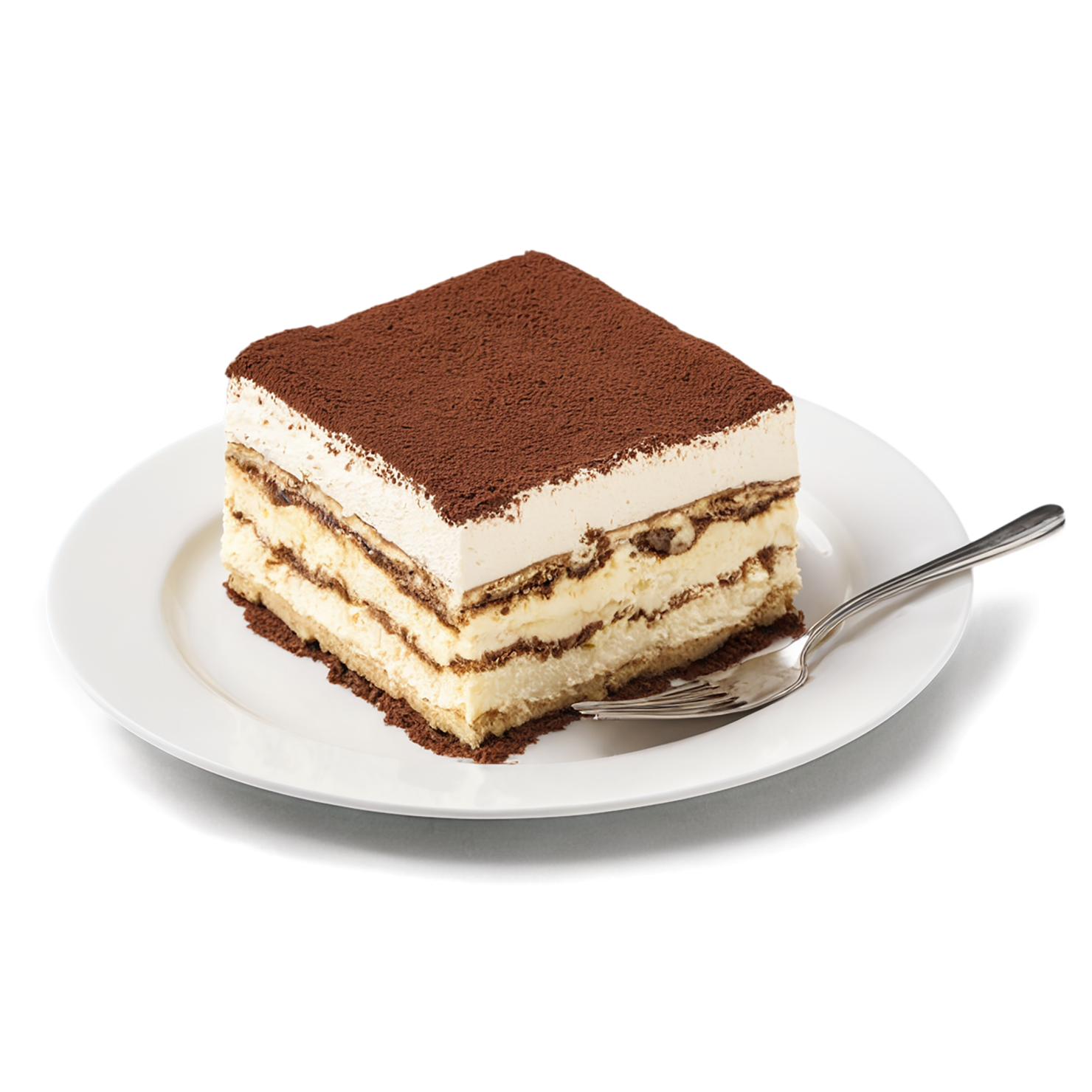 Tiramisu desserts isolated on transparent background #5216