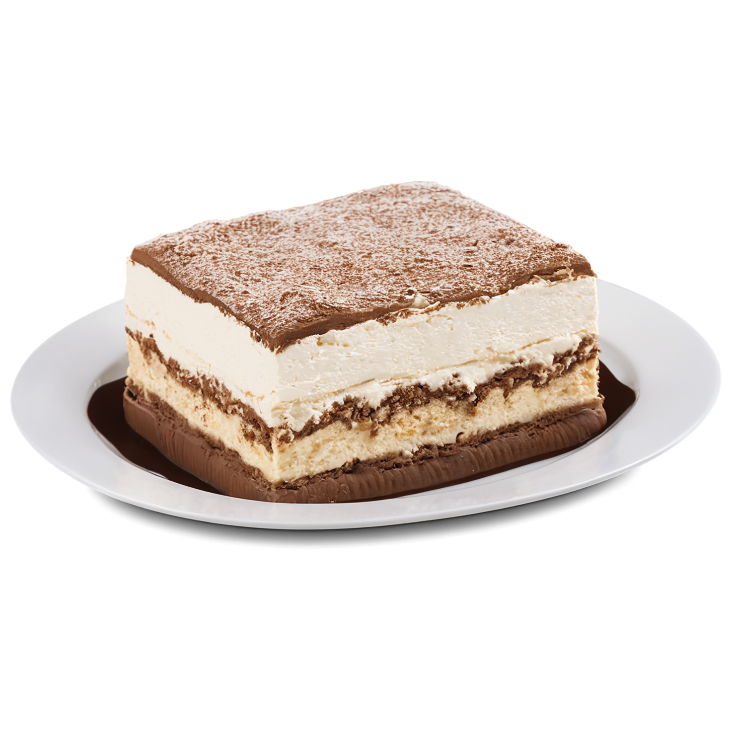 Tiramisu desserts isolated on transparent background #5223