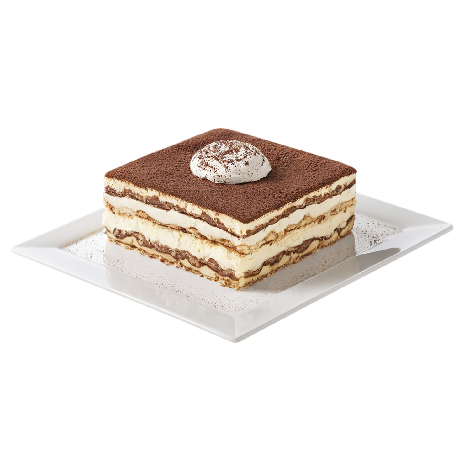 Tiramisu desserts isolated on transparent background #5225