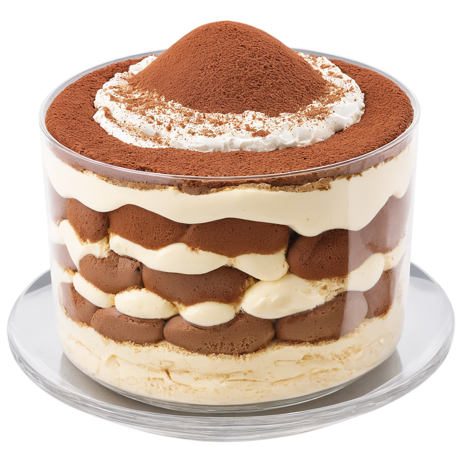 Tiramisu desserts isolated on transparent background #5229