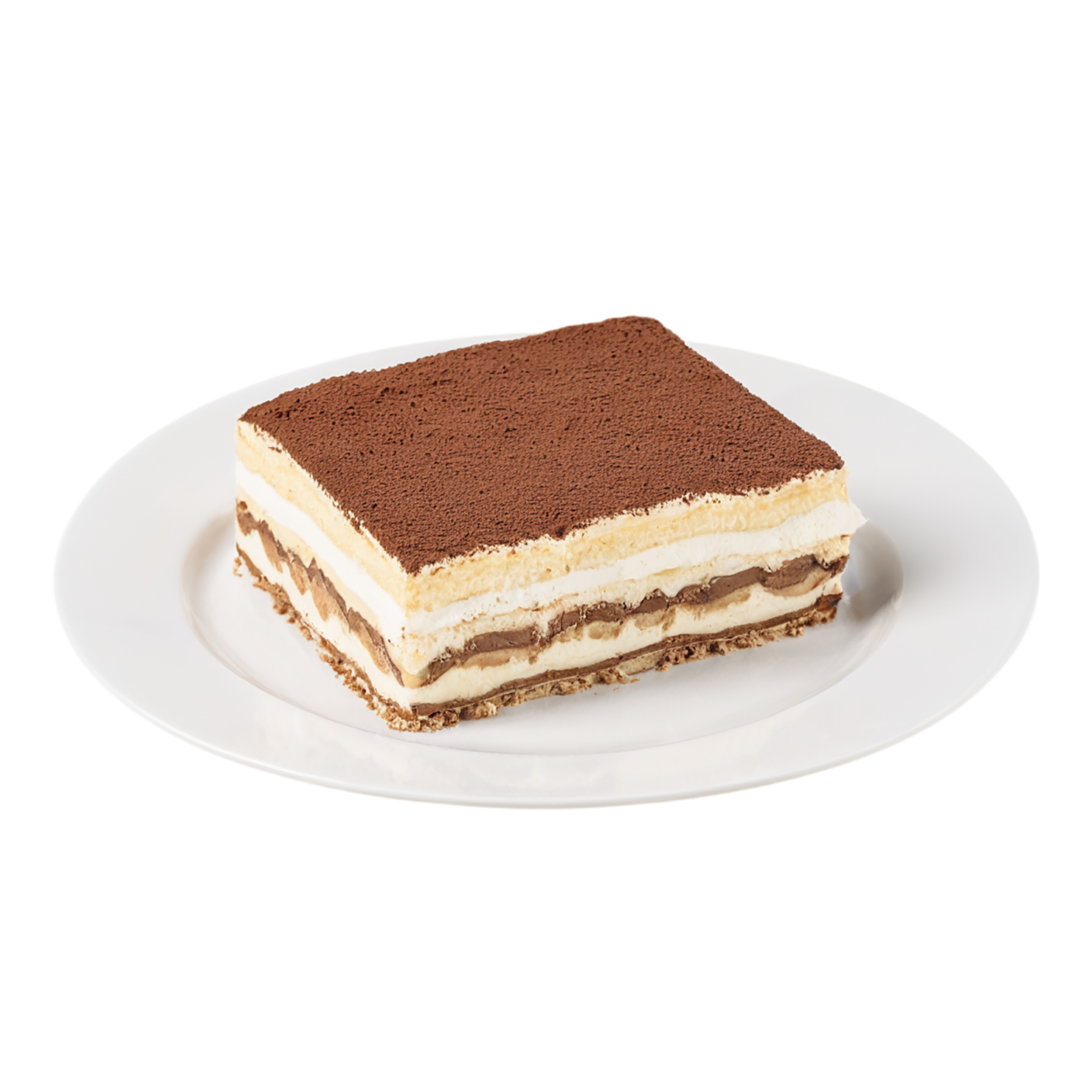 Tiramisu desserts isolated on transparent background #5232