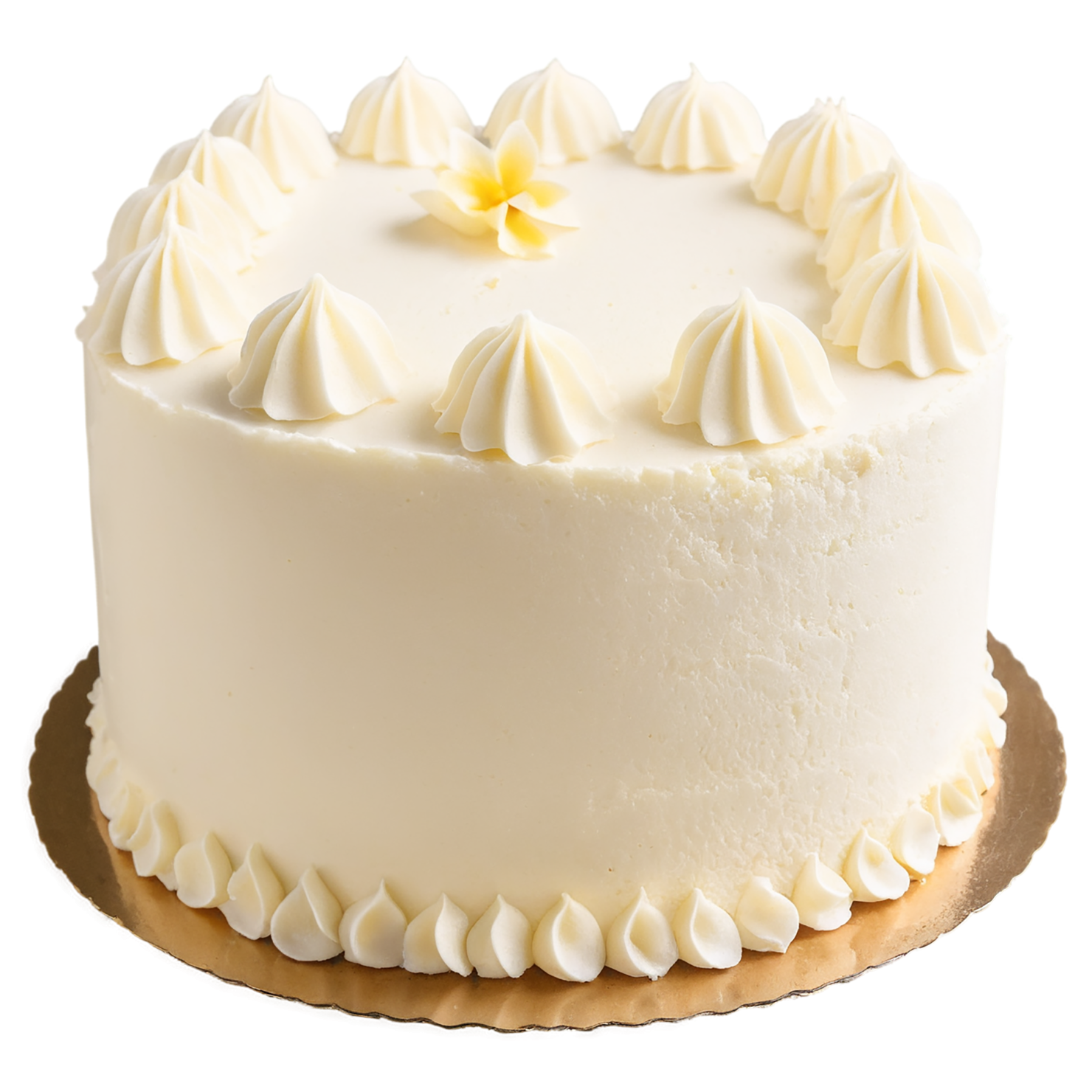 vanilla cake desserts isolated on transparent background #5234