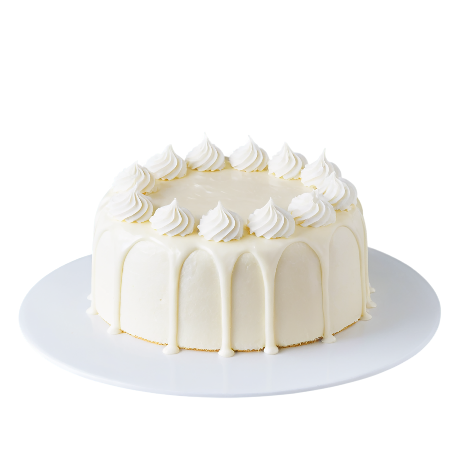 vanilla cake desserts isolated on transparent background #5236