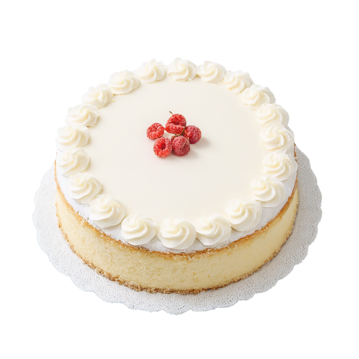 vanilla cake desserts isolated on transparent background #5237