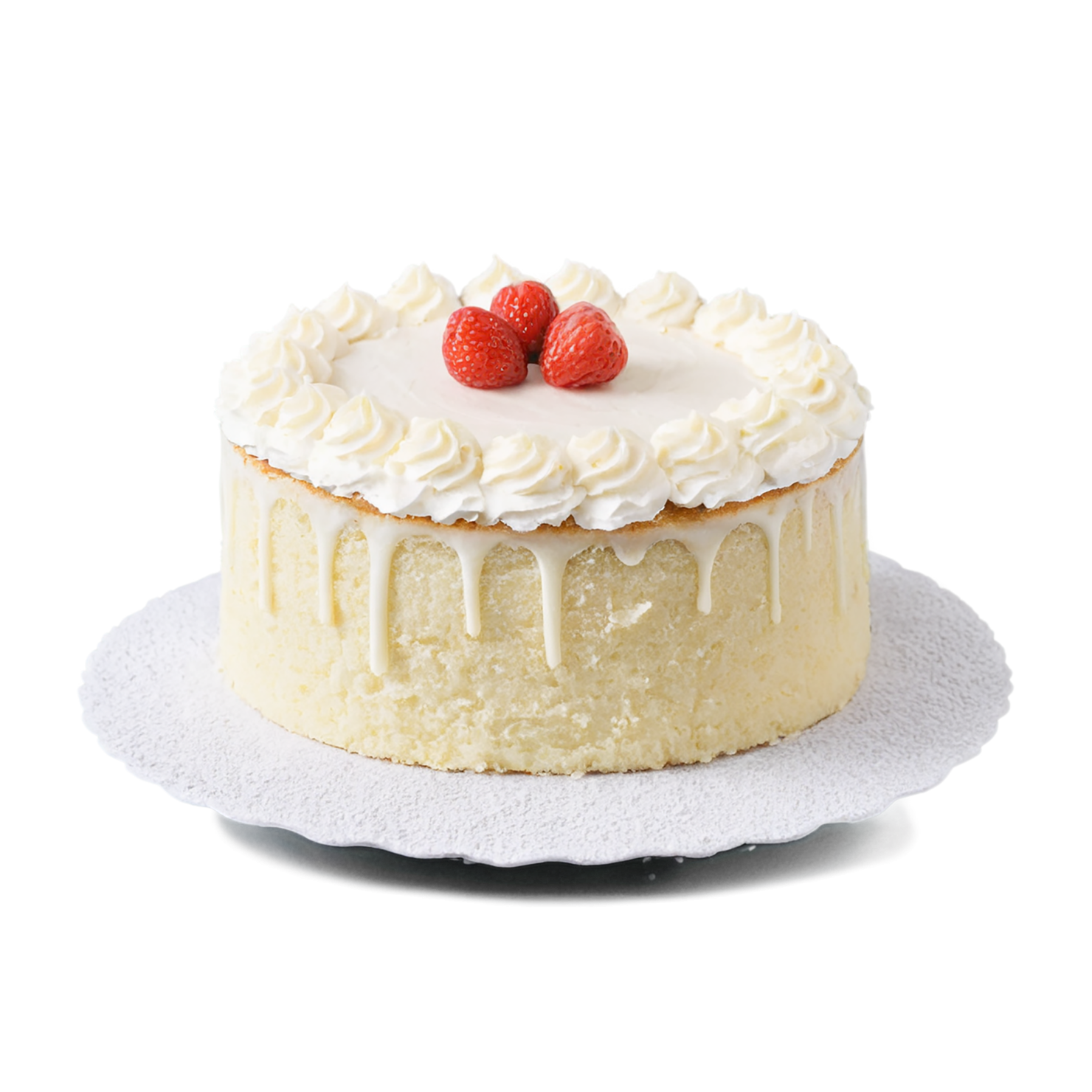 vanilla cake desserts isolated on transparent background #5238