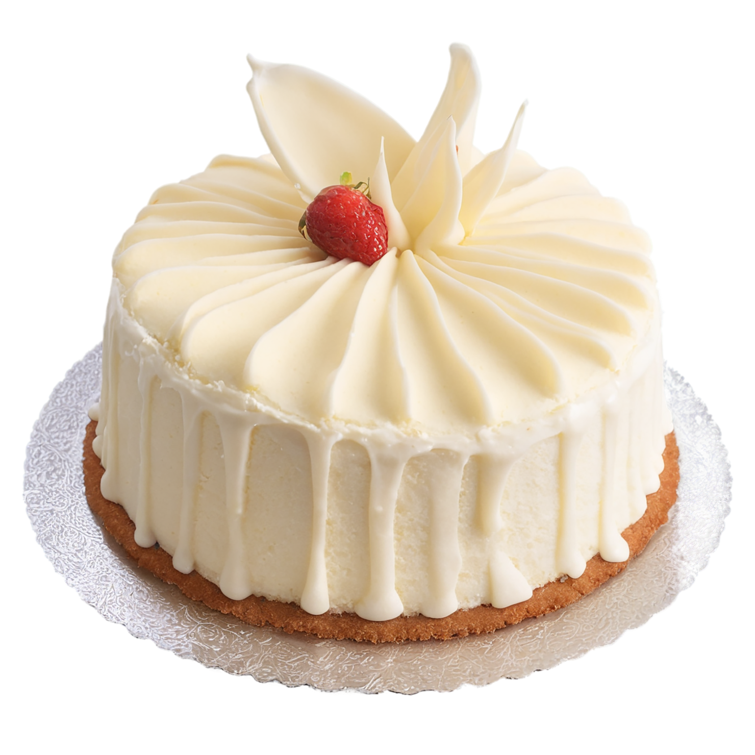 vanilla cake desserts isolated on transparent background #5241
