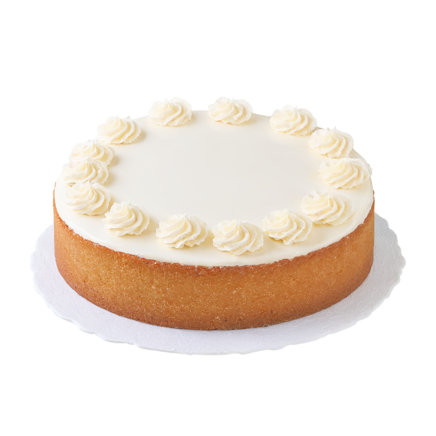 vanilla cake desserts isolated on transparent background #5242
