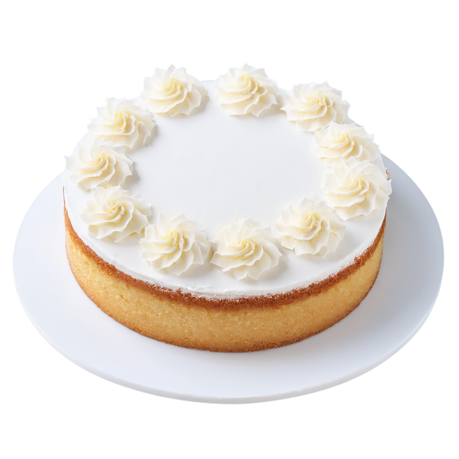 vanilla cake desserts isolated on transparent background #5252