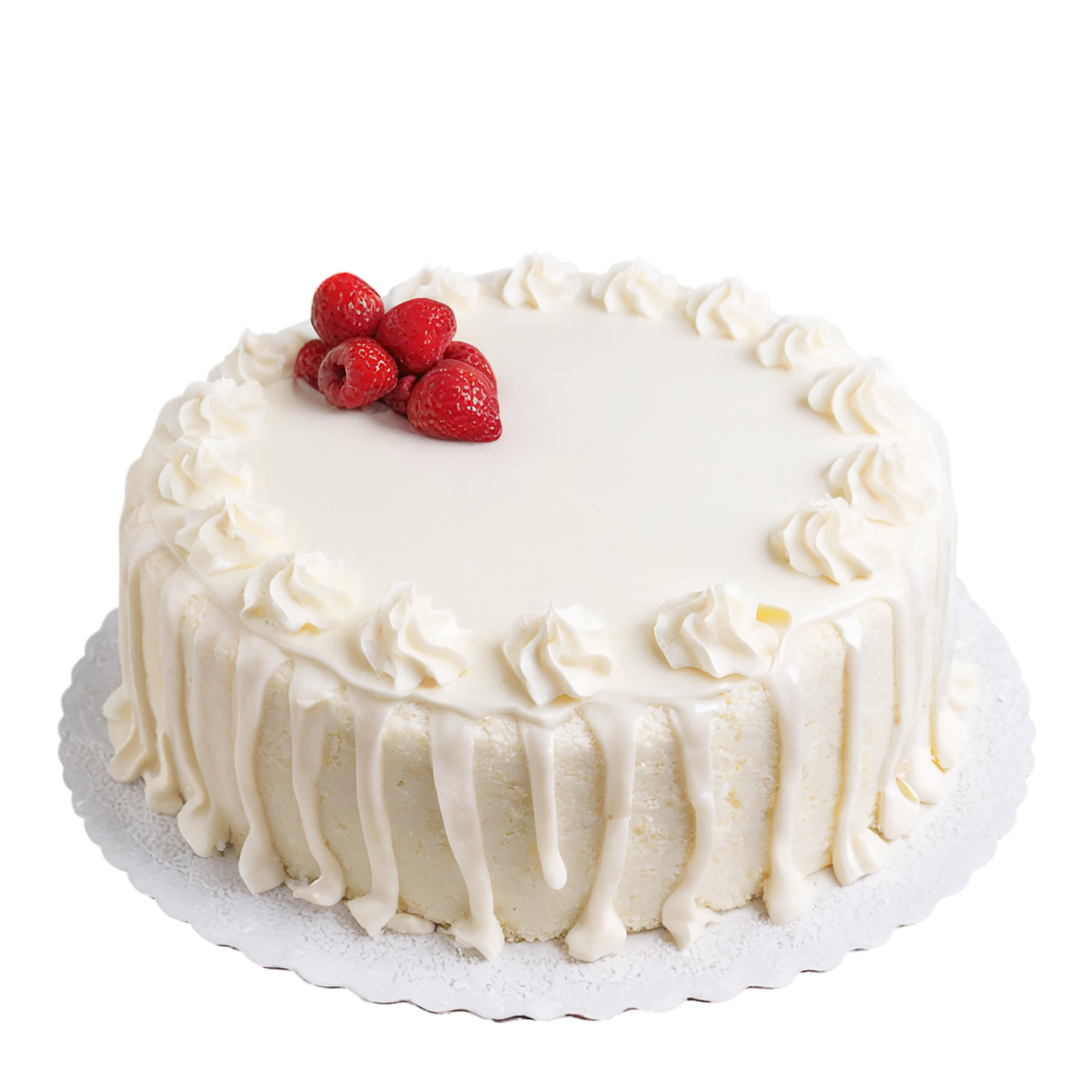 vanilla cake desserts isolated on transparent background #5254