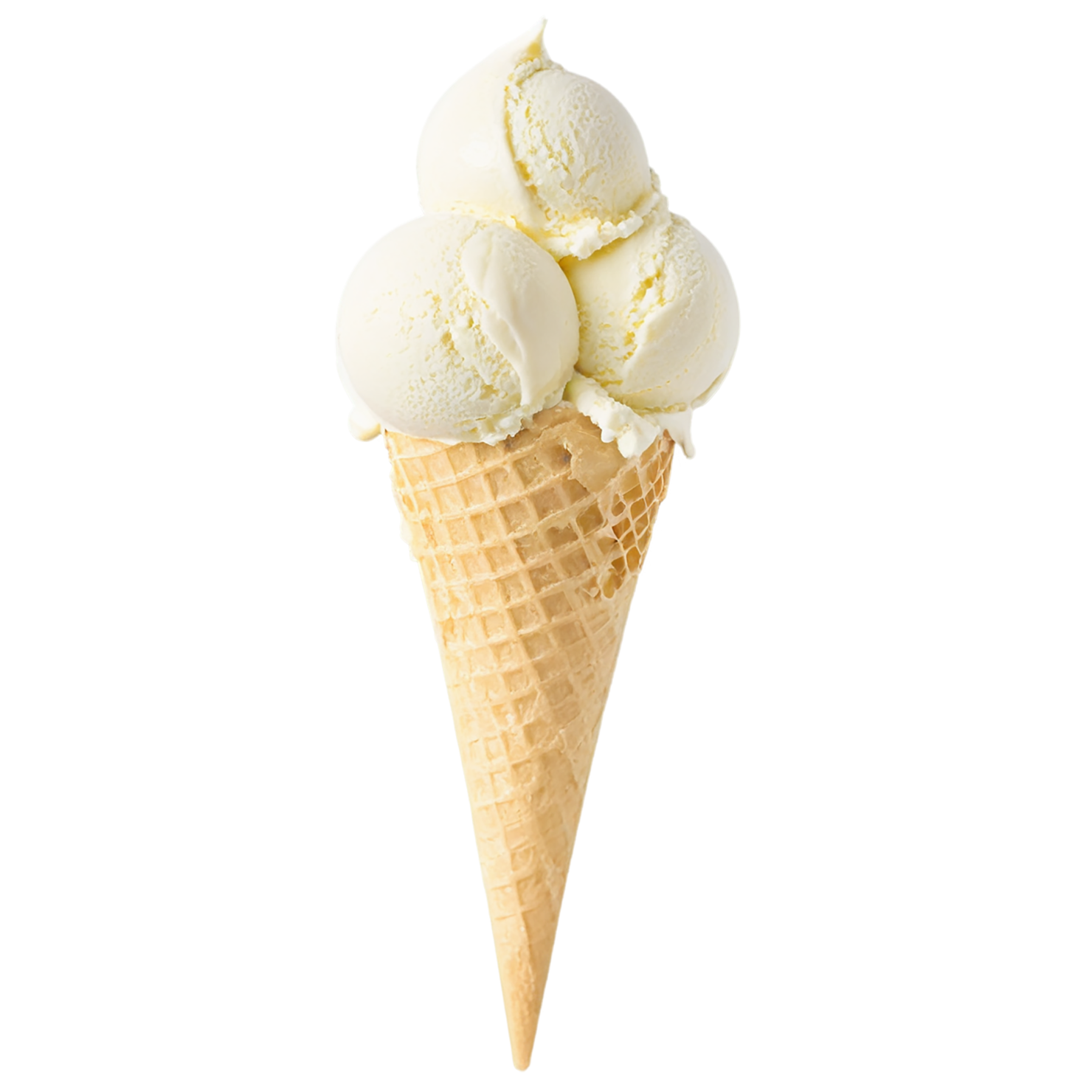 vanilla ice cream desserts isolated on transparent background #5266