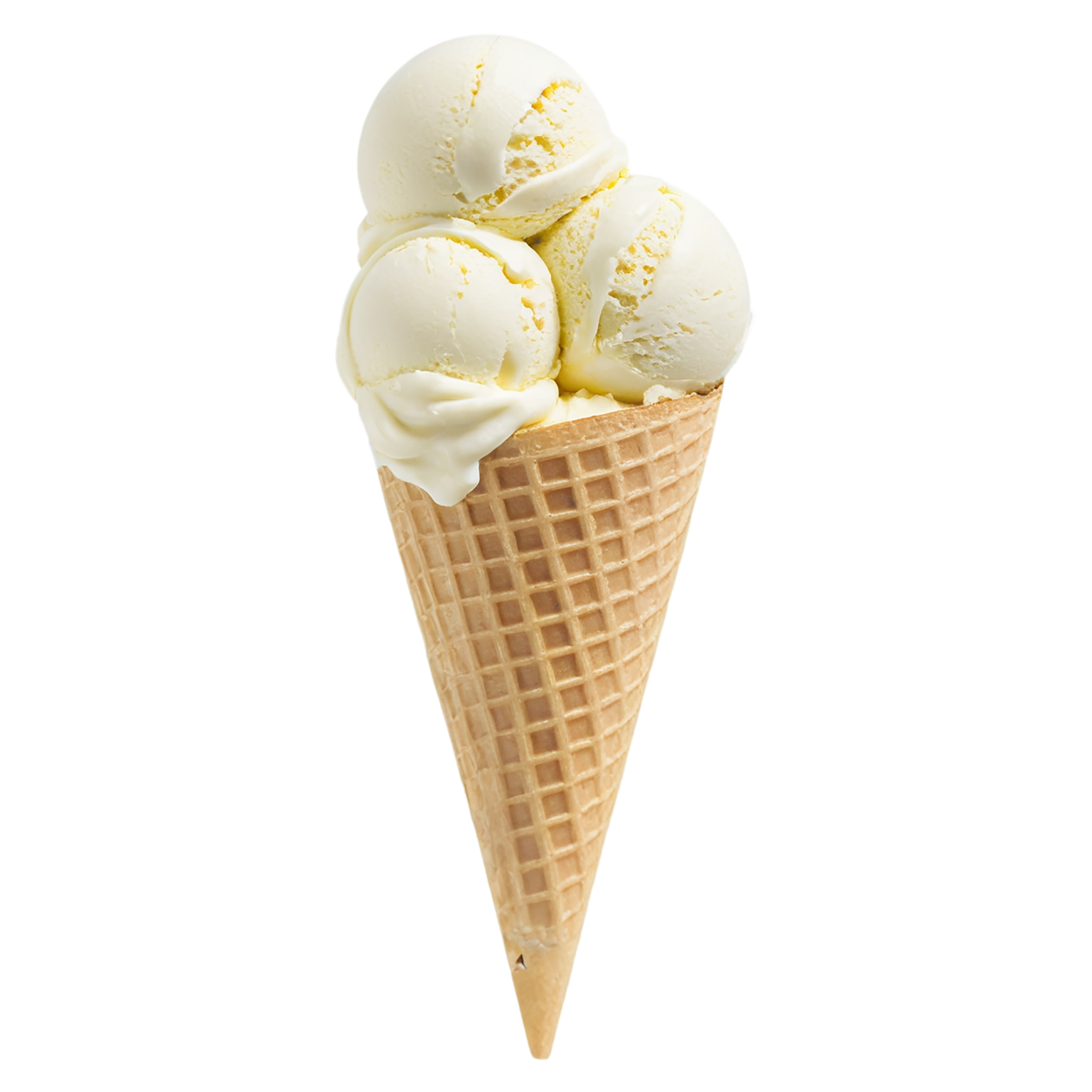 vanilla ice cream desserts isolated on transparent background #5270